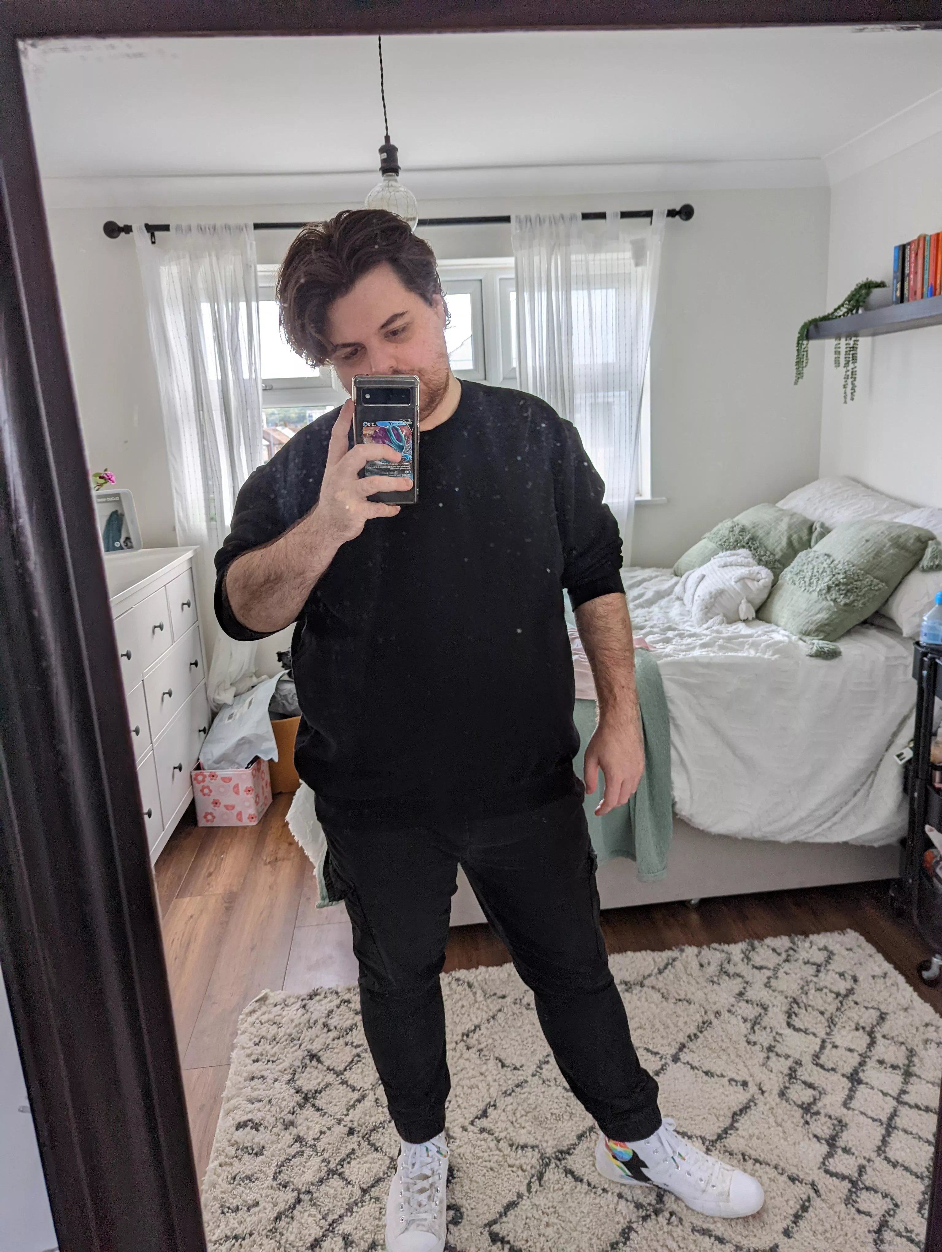 dressing very basic for my final night DMing ☺️