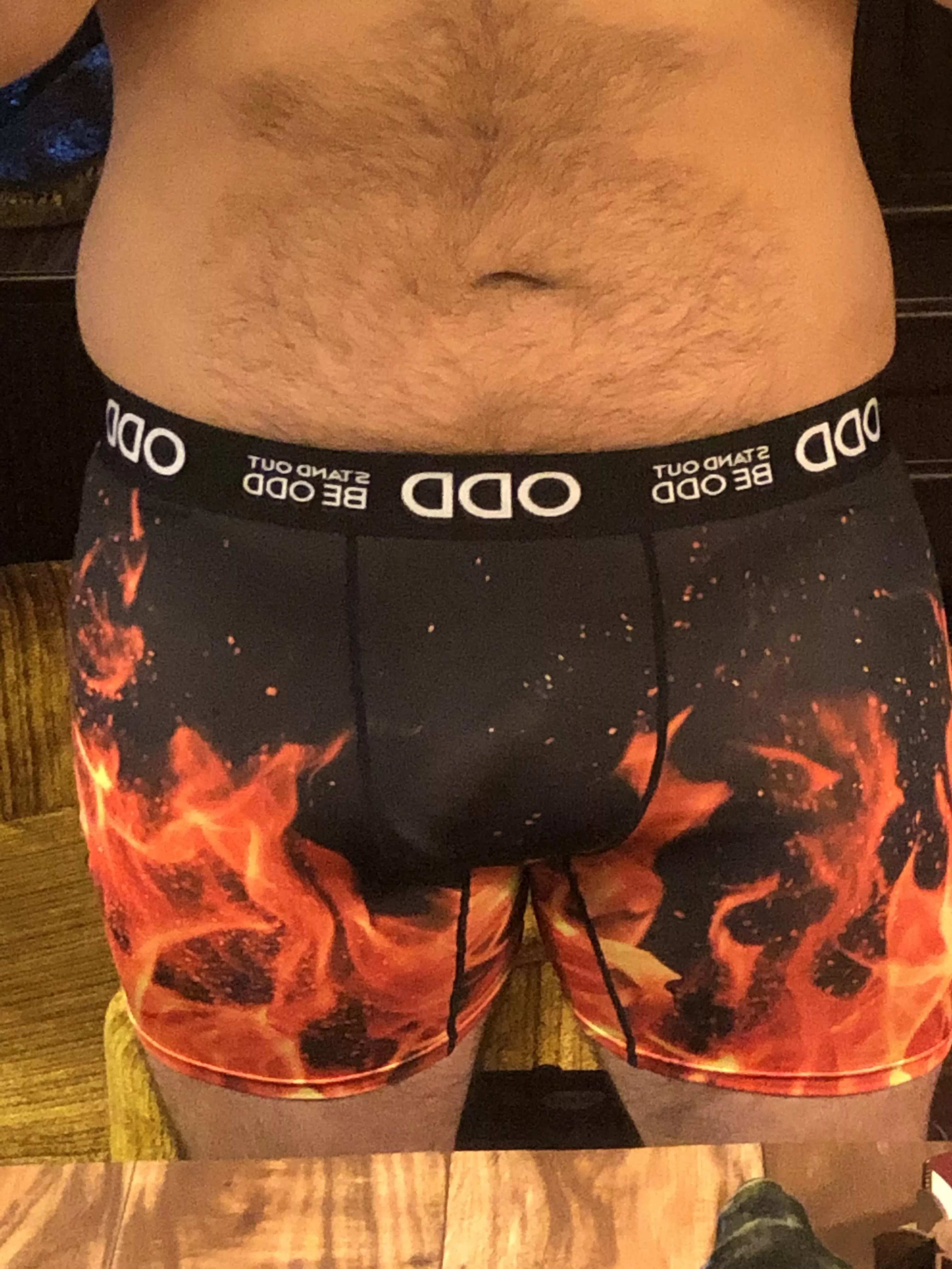 I only wear underwear to work