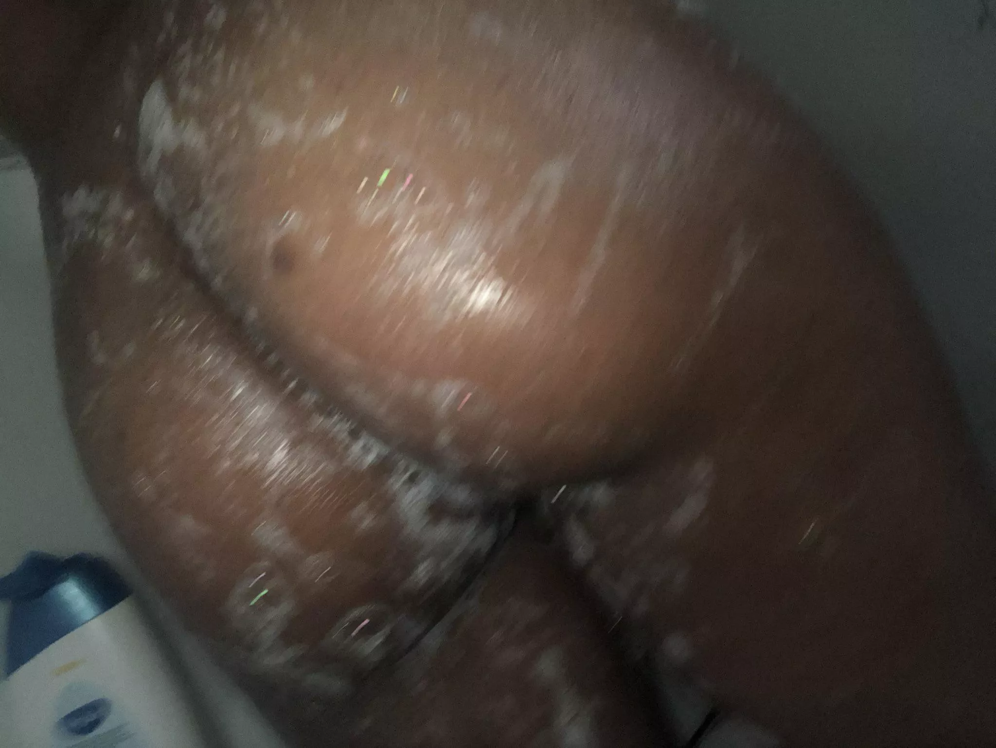in the shower with the lights off listening to music shaking my n…..r ass to some rap music like the typical n….r freak I am sir 😽😽 kik: yayasonasty