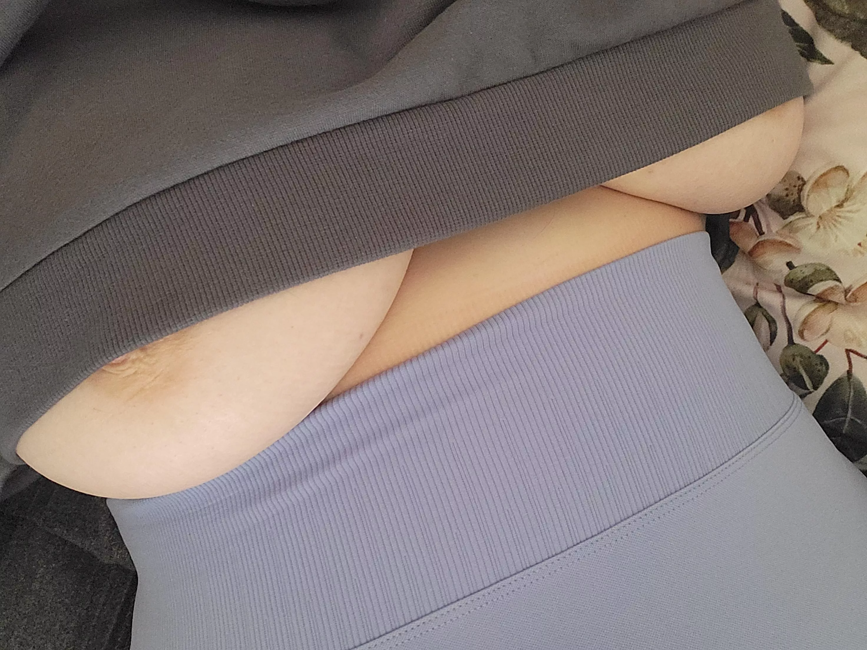 just enough underboob?