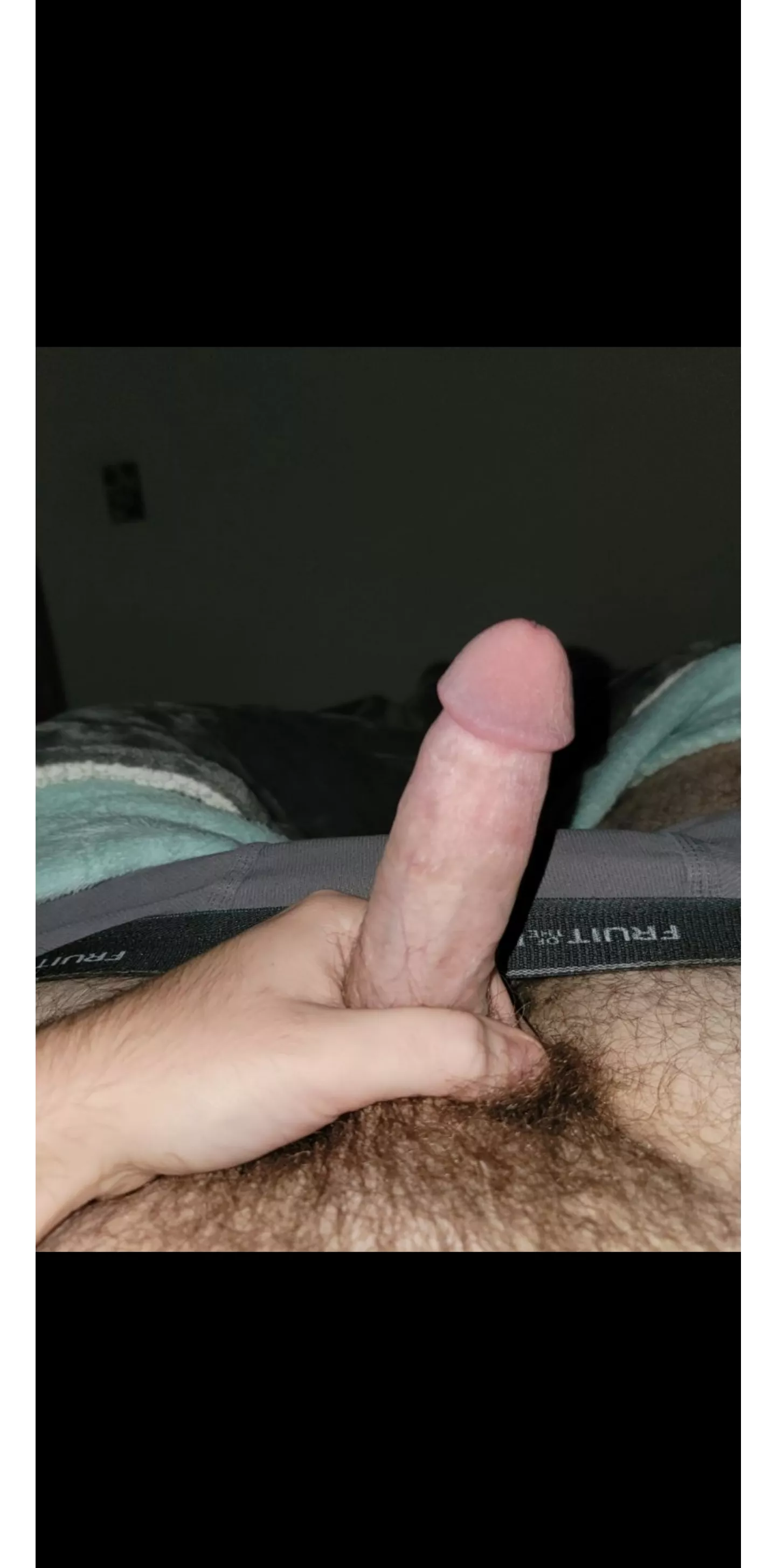 nice and hard. what do you want to do with my cock?