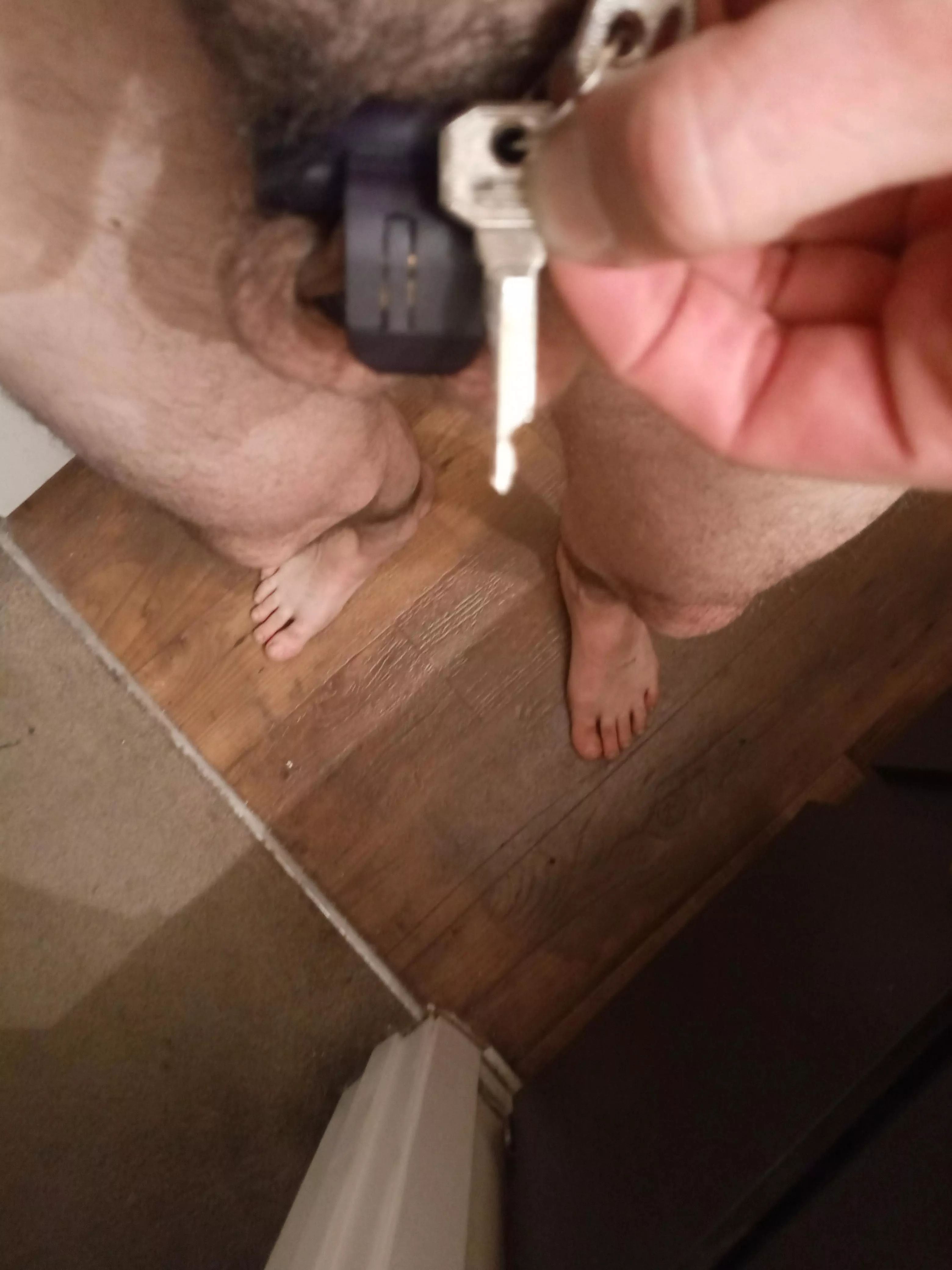 The key is longer than my cock now!!🤣🤤😈