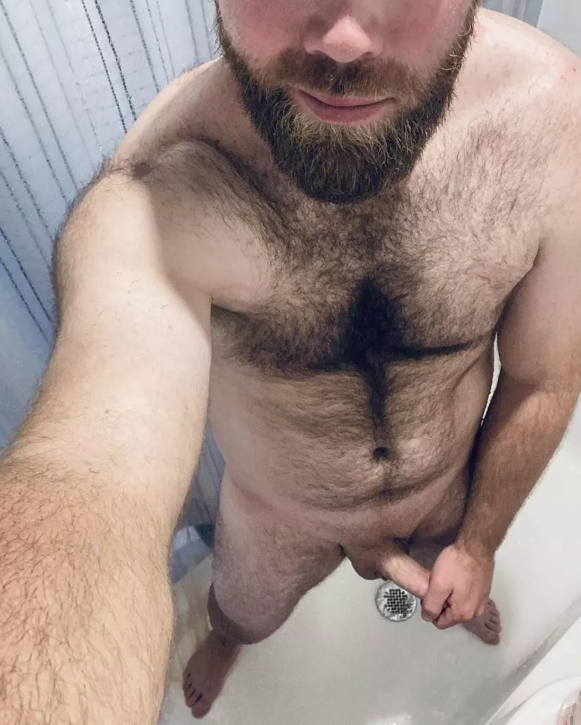 There are two shower heads in here…who’s joining this 6’5” dadbod?