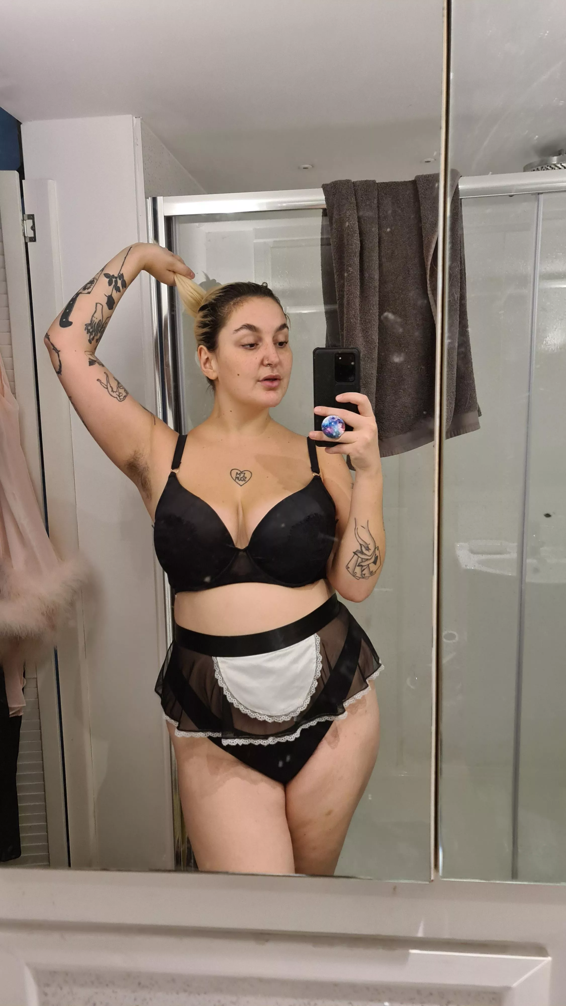 Are you going to sniff my pits while I clean your bathroom?