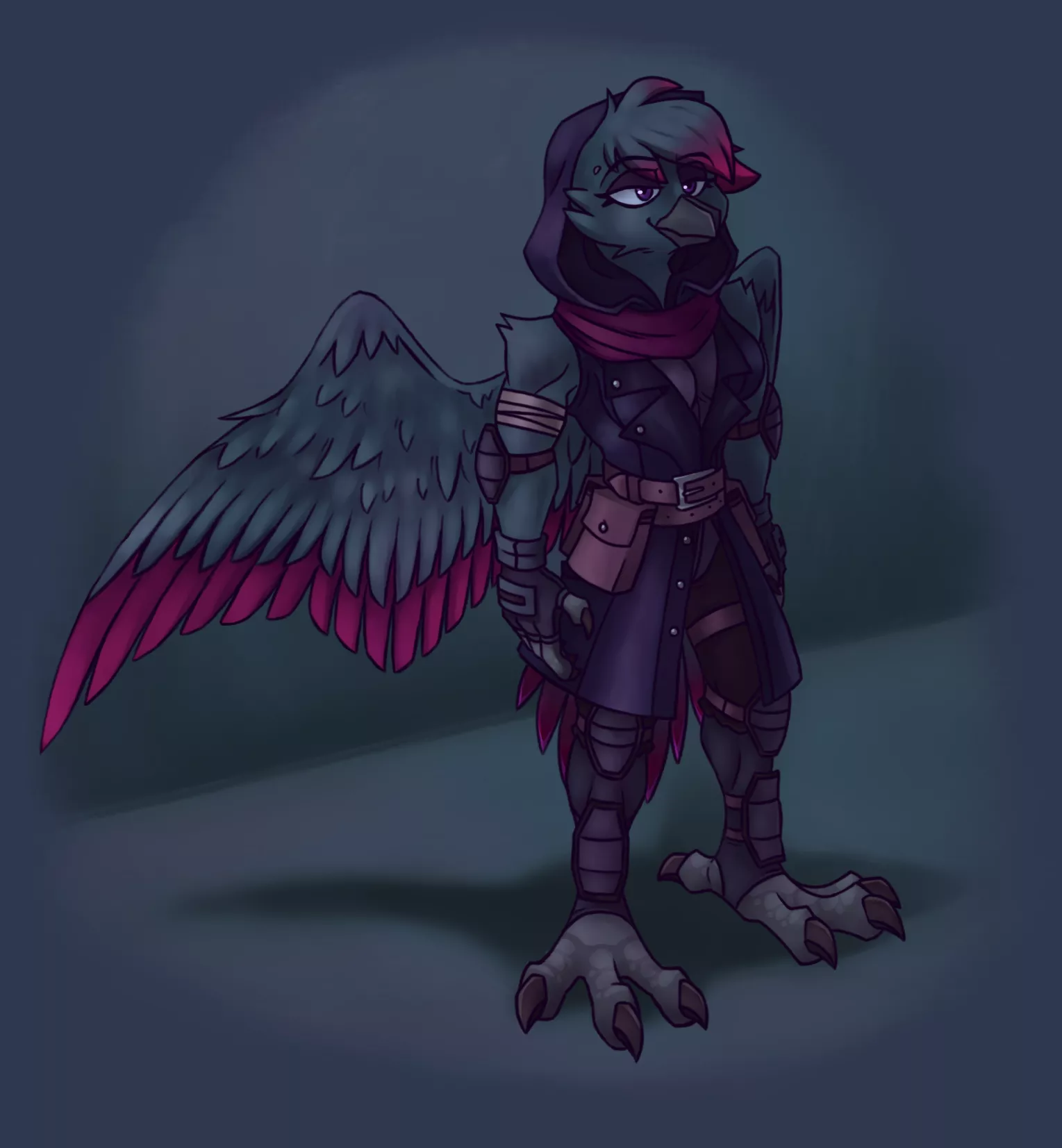 Here's my little Bird thief OC. Her name is Ace. (Art by Me) [OC]
