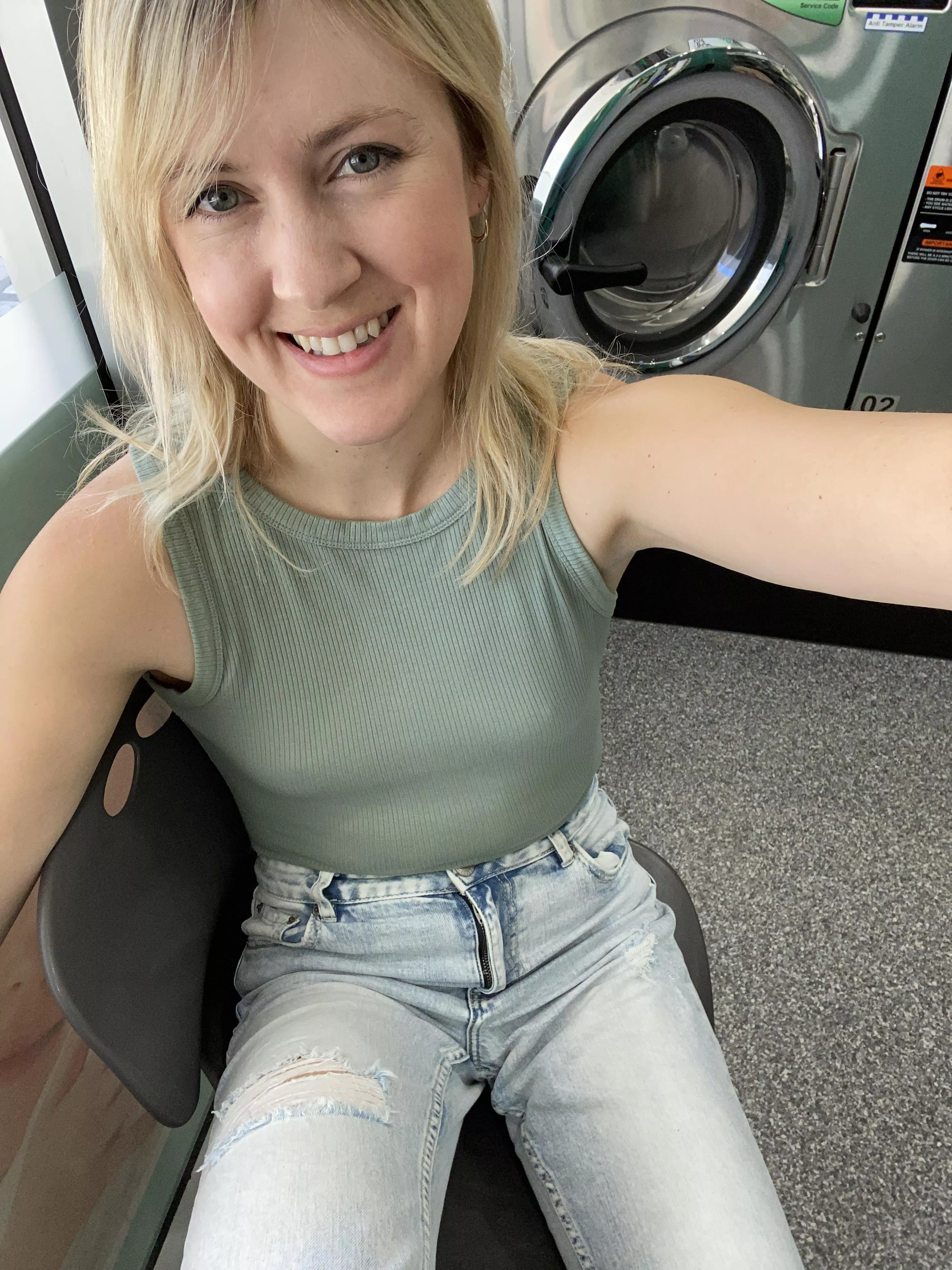 I never have to worry about people seeing my undies at the laundromat