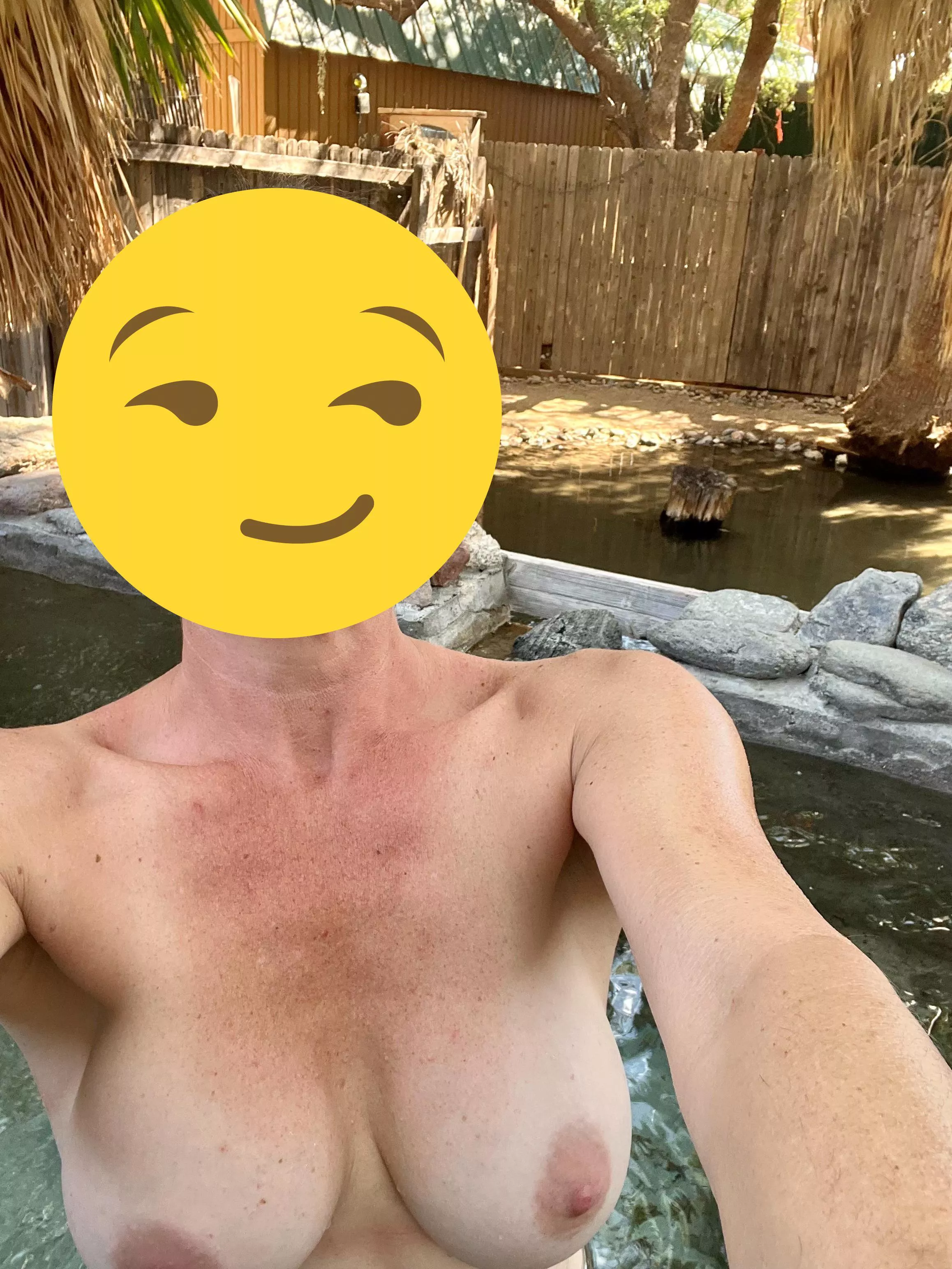 It was lonely at the hot springs…maybe next time (f)