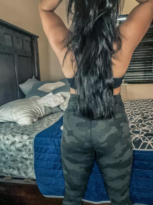 Just finished at the gym time to let my hair down