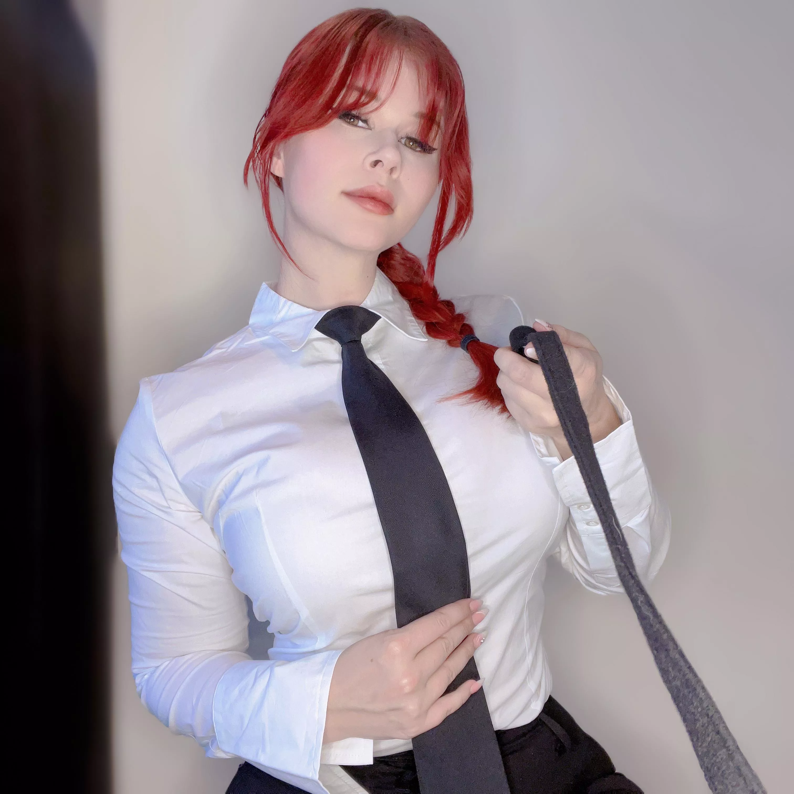 Only answer with “Yes” or “Woof”, I don’t need a dog who says “No” Makima from Chainsawman by Jenn Rowley (self)