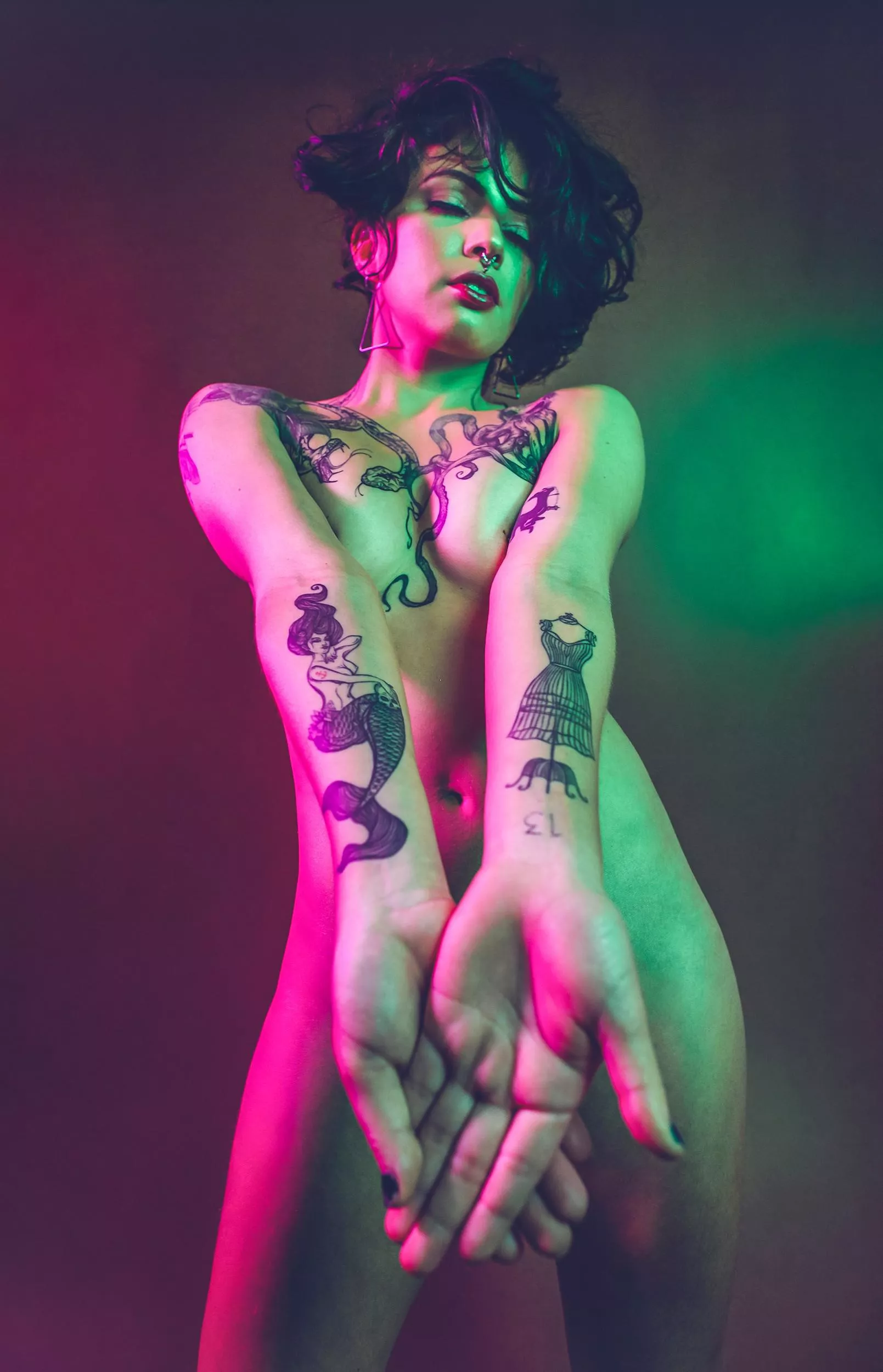 Rate my tattoos from 1-10. If you can look at them...