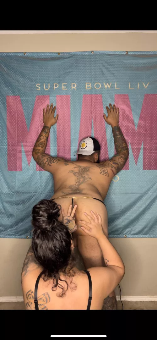 She says bend over… I say yes goddess