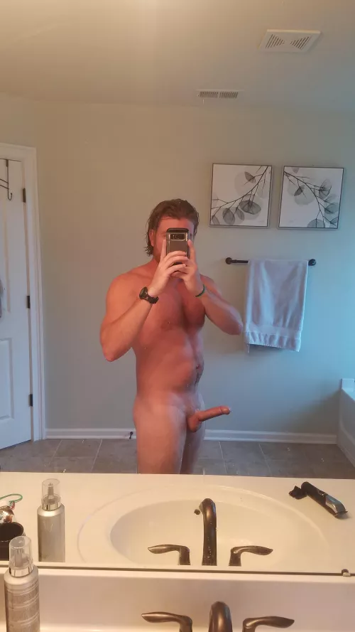 [35] Freshly groomed and edging to make sure I did a good job. Now who wants to finish it off?