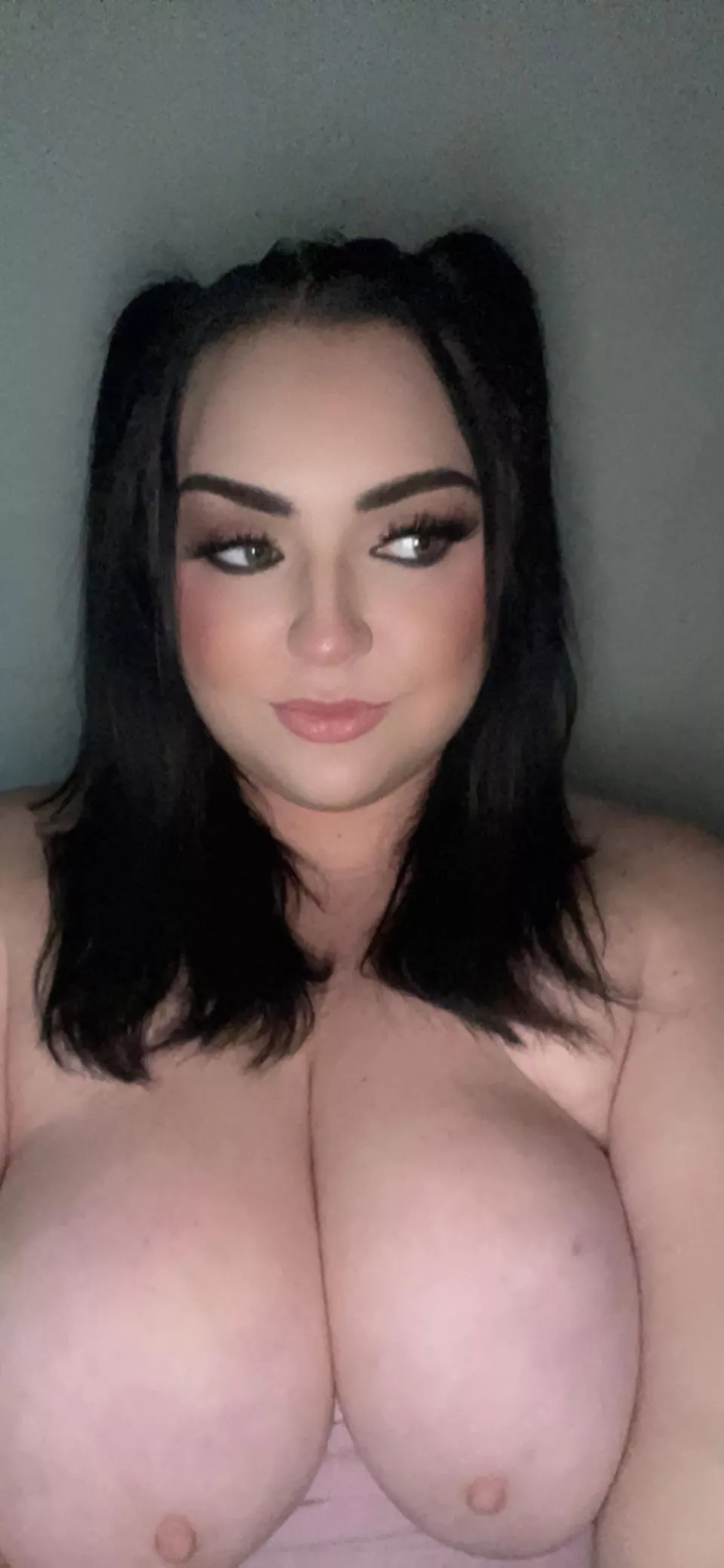 Aim for my face or titties just don’t get it in my hair