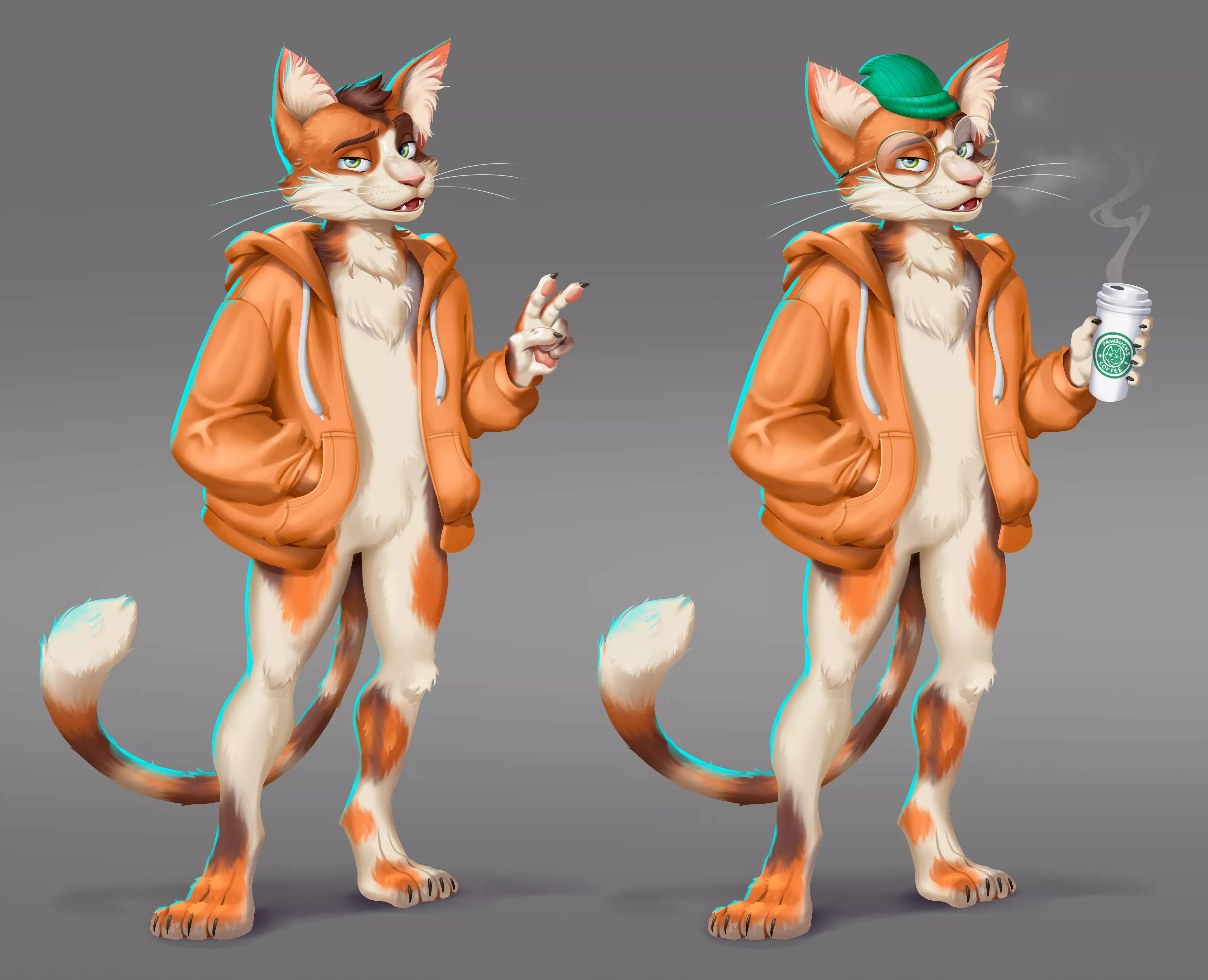 Commissions Open guys! Portraits, half-body and full-body render characters 😺☕