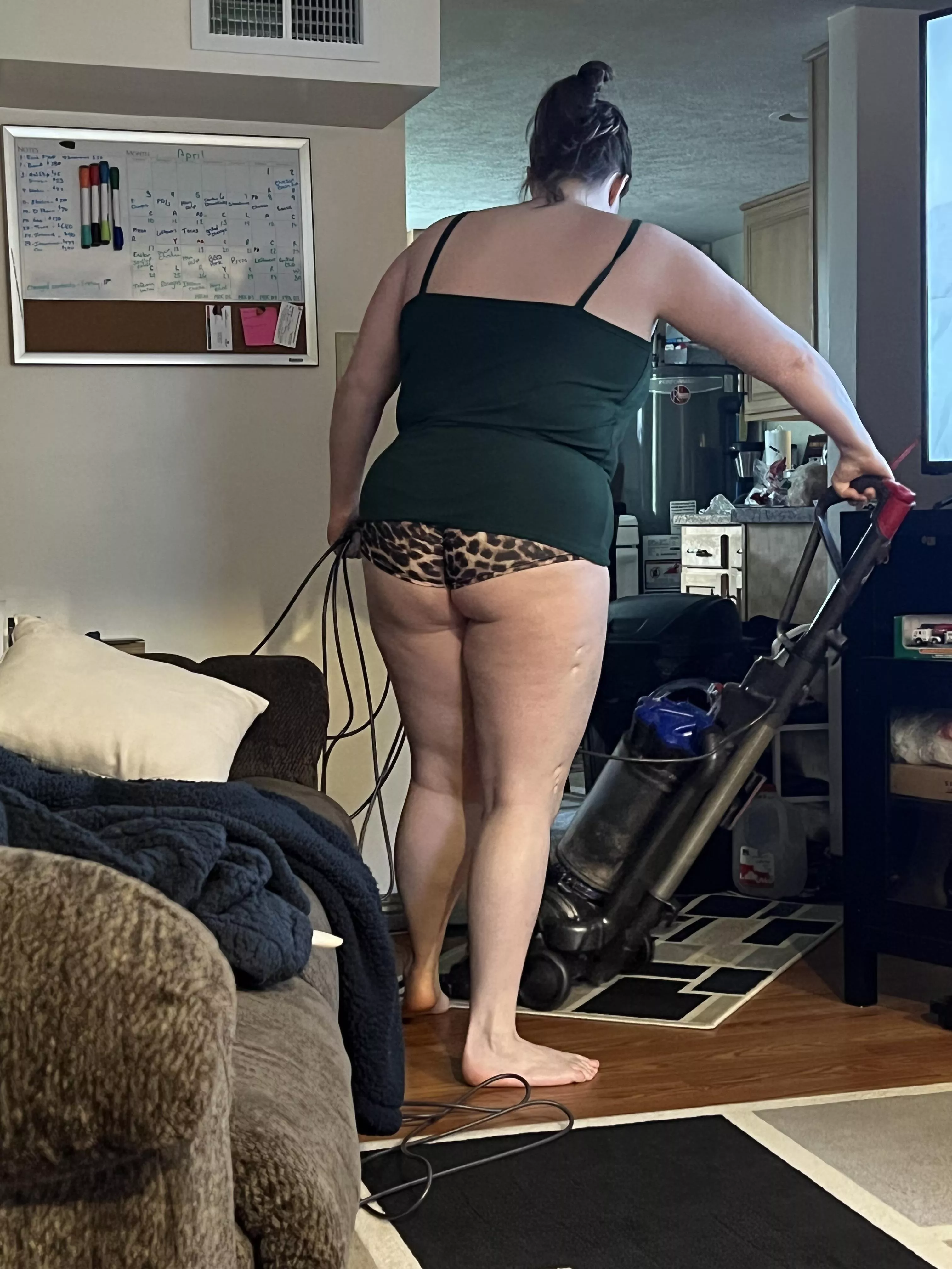 Don’t mind me while I clean the house