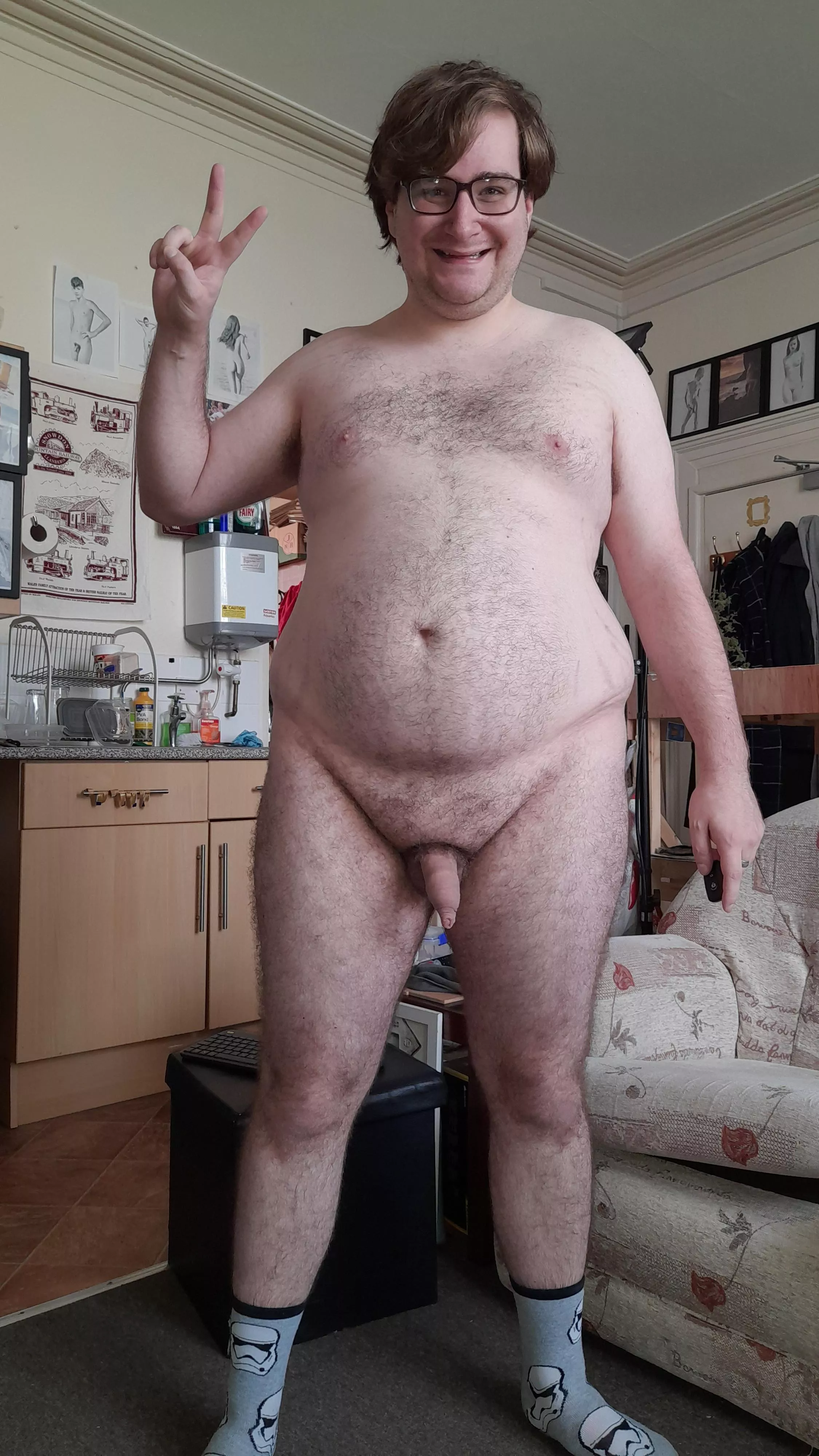 Garbage afternoon for me. Being nude helps cheer me up.