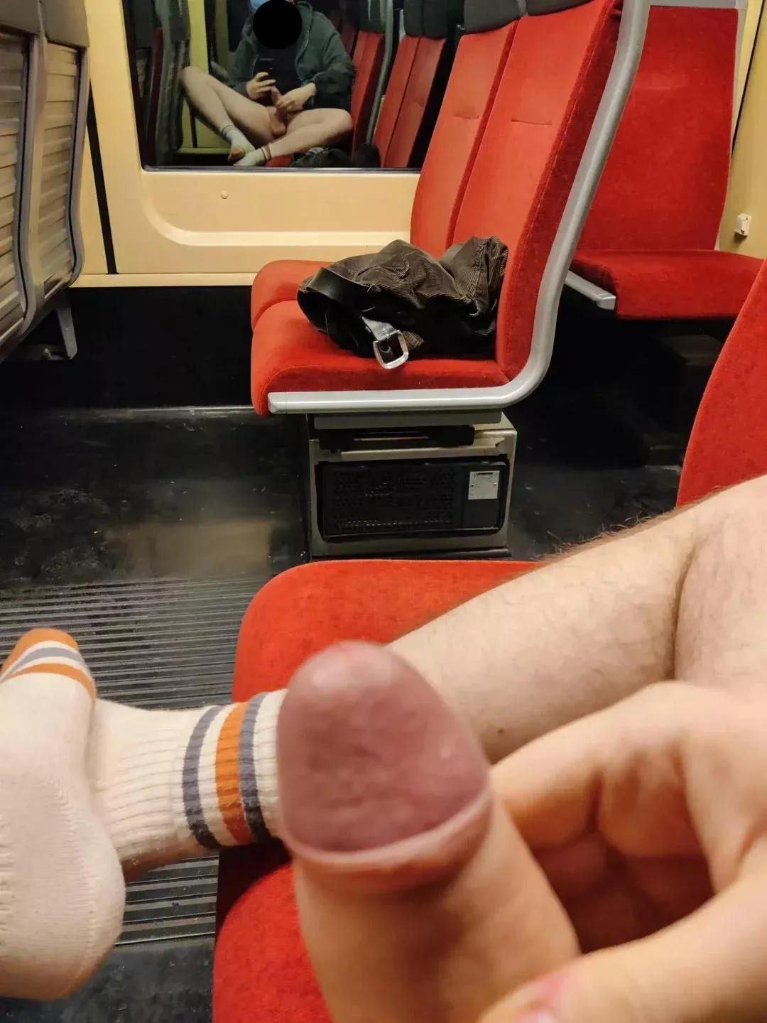 Getting one out with my pants completly off is the best way to do it