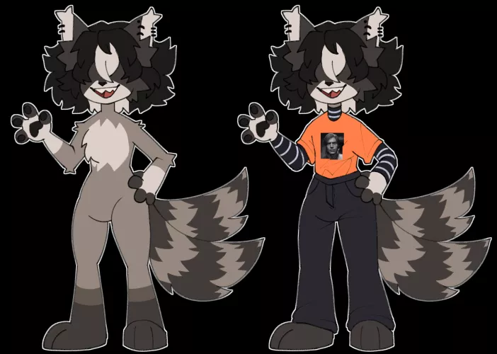 made my first ever fursona !! art by me