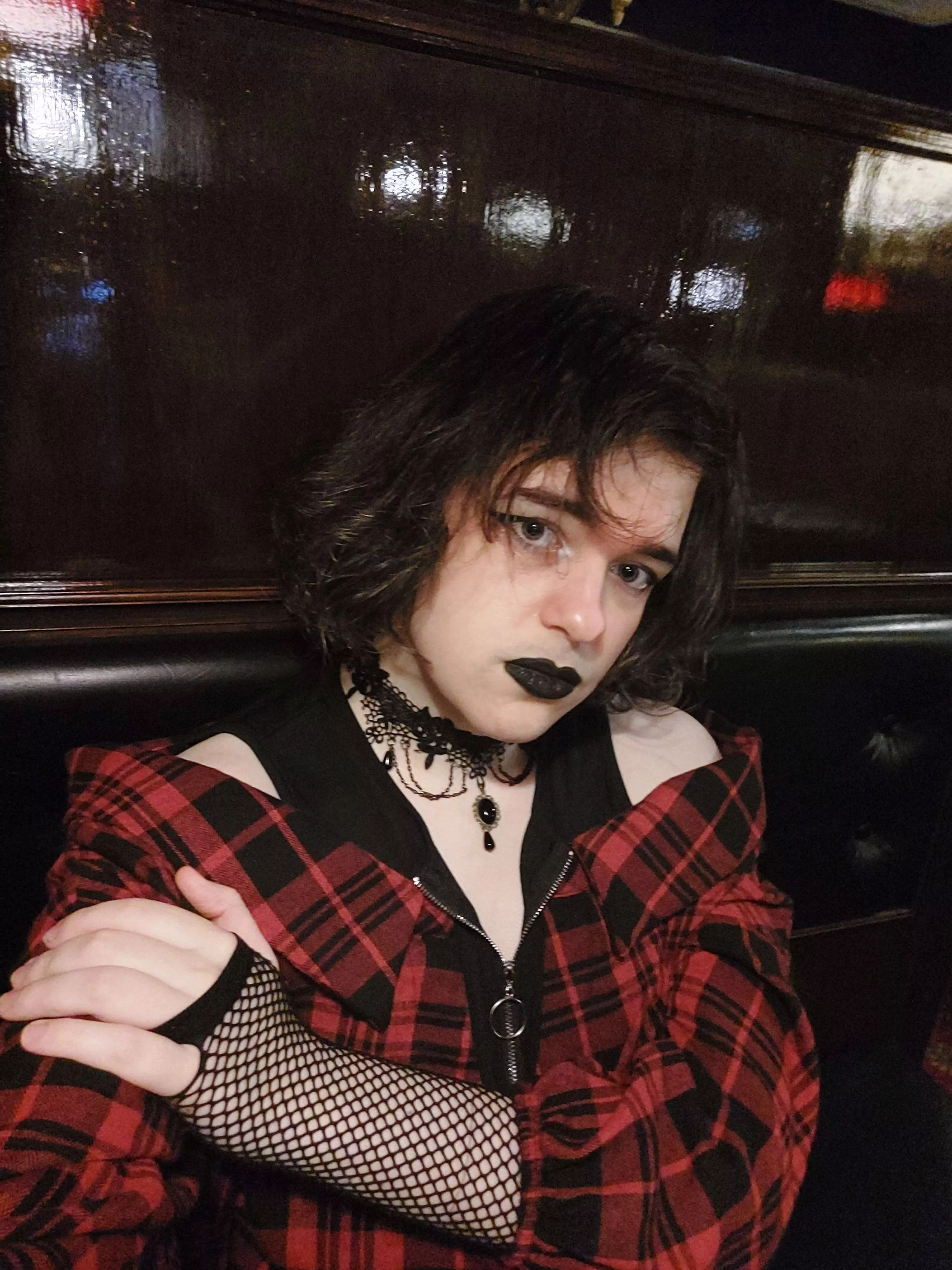 My Goth Femboy arc has begun, I am the night! But like, also hold my hand cuz is spooky kay?