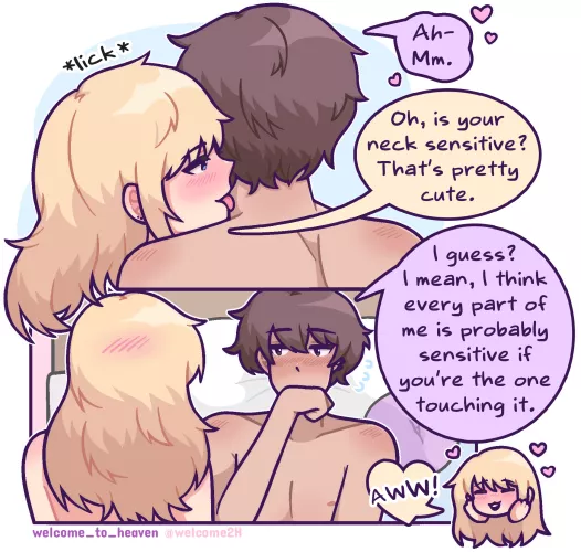 Sensitive guys are so cute... 💜 [OC]