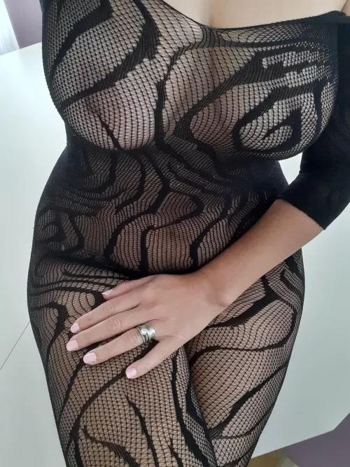 Showing off my wedding ring in bodystockings❤️‍🔥