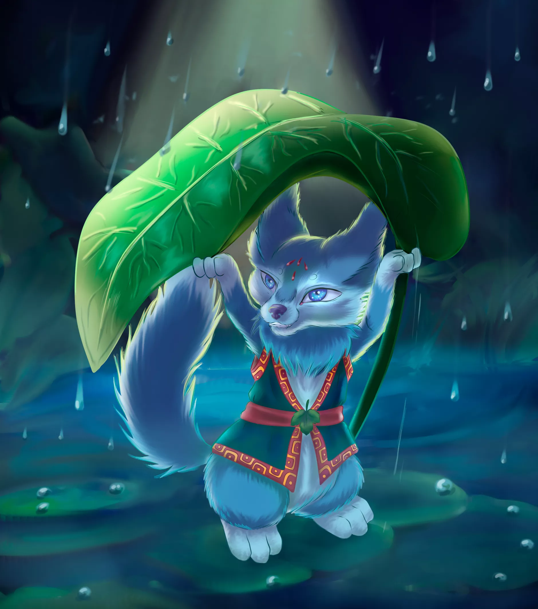 The keeper of the swamps has a little student