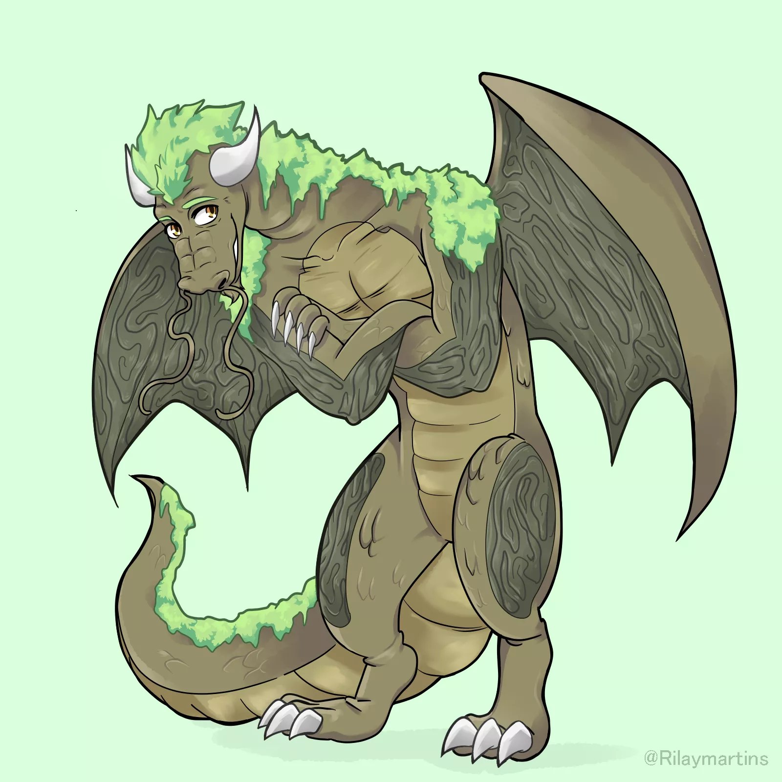 A wise dragon ready to guide you! (Commission work for Novern on facebook)