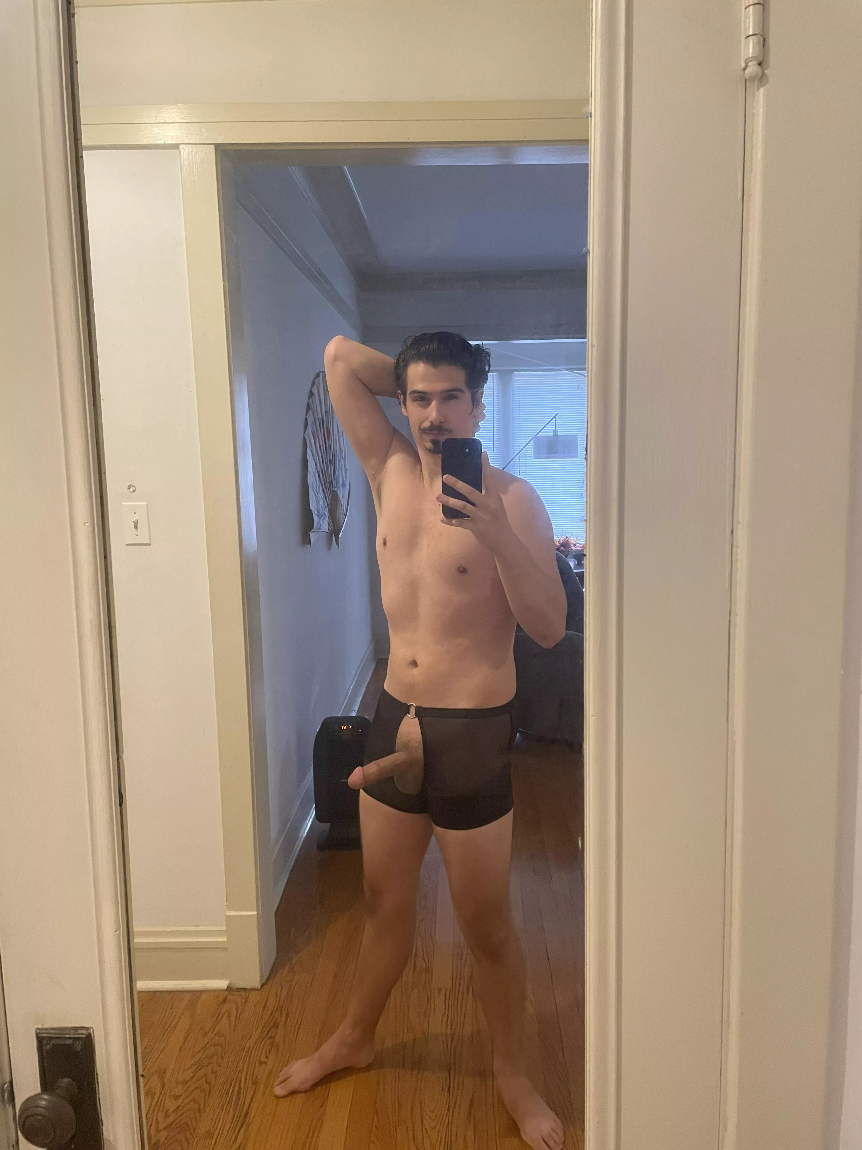 Armpit or cock first?