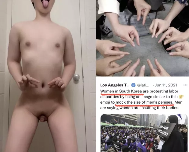 As a IiI dickIet Korean beta, l feeI so inferior to white men. Korean girI Iaugh at our pathetic size, onIy worship and Iove BWC. lt is so humiIiating, but aII l can do is rub my inferior Korean dickIet with two fingers in a sense of defeat.. As a Korean