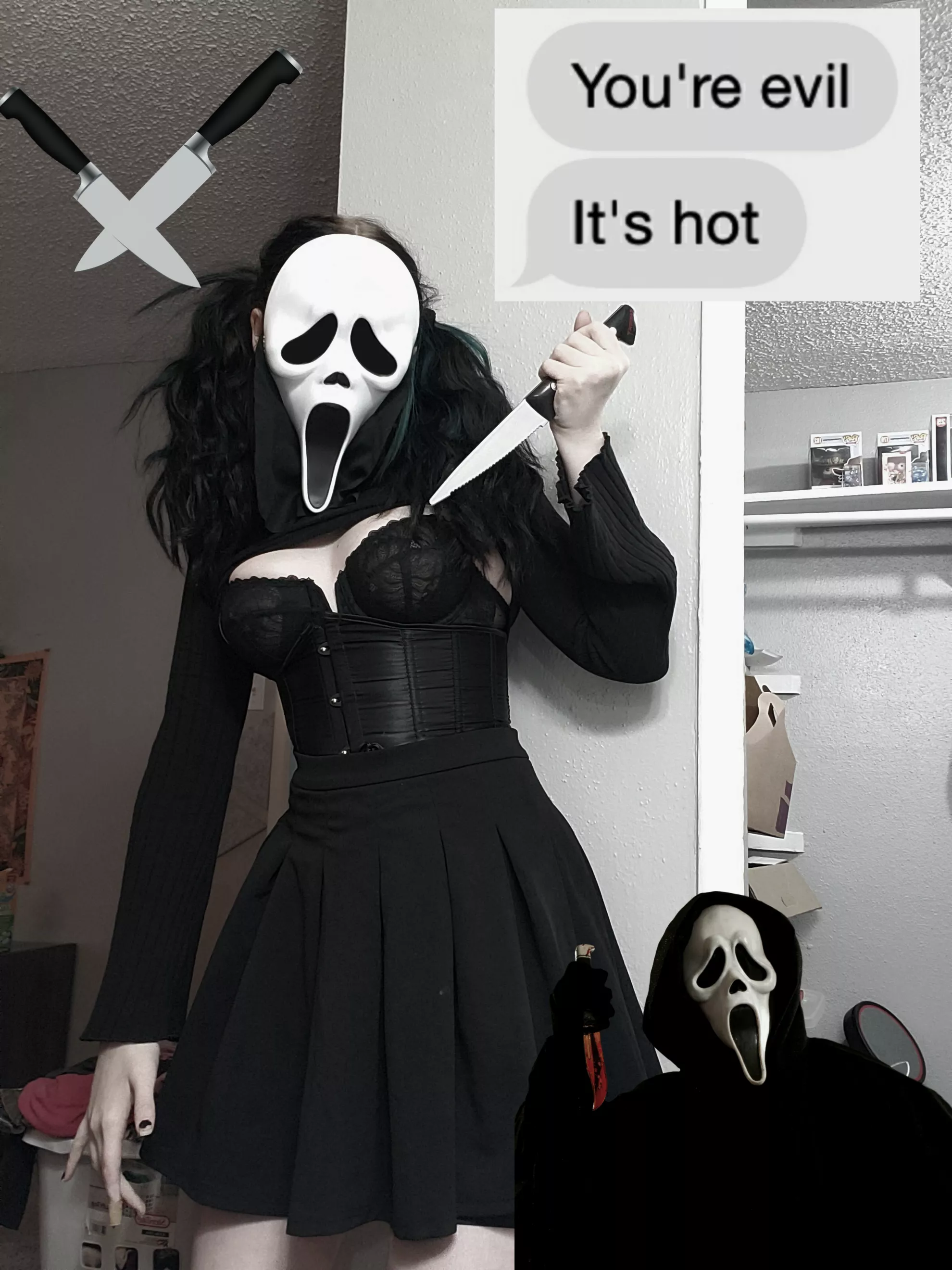 Don't cum on me Mr ghostface!