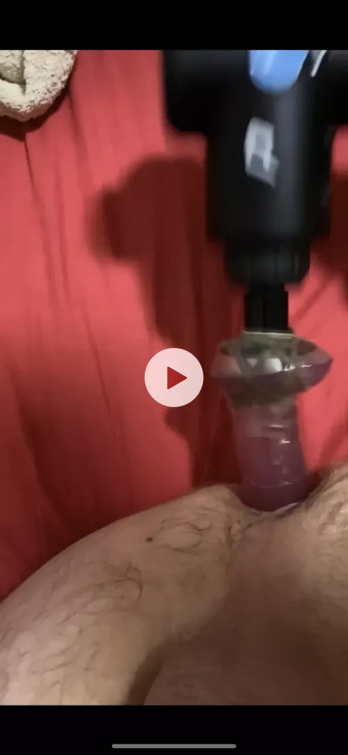 Found a new use for my massage gun…