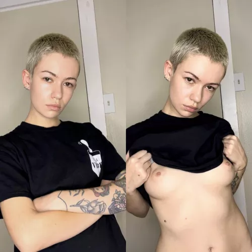 growing out my hair but don’t worry- i’m still keeping it short