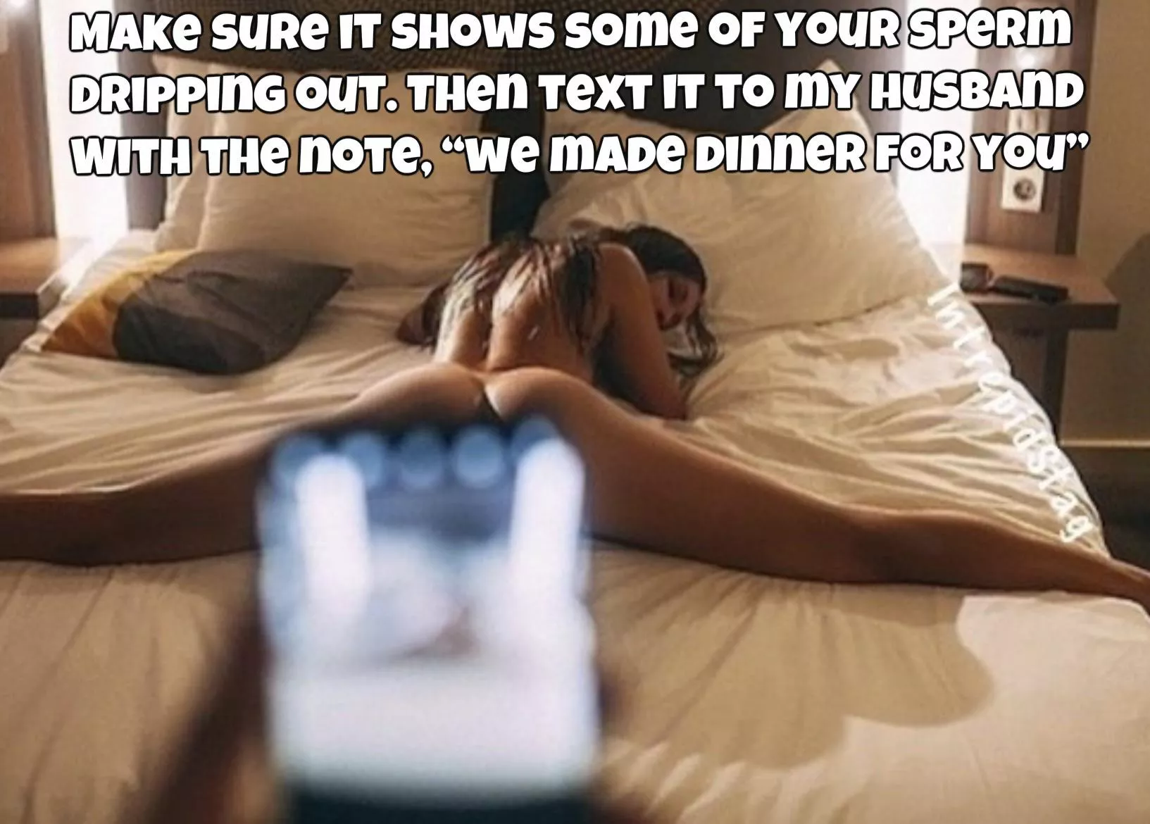 I have to be home soon lover. Sent a pix to my hubby.