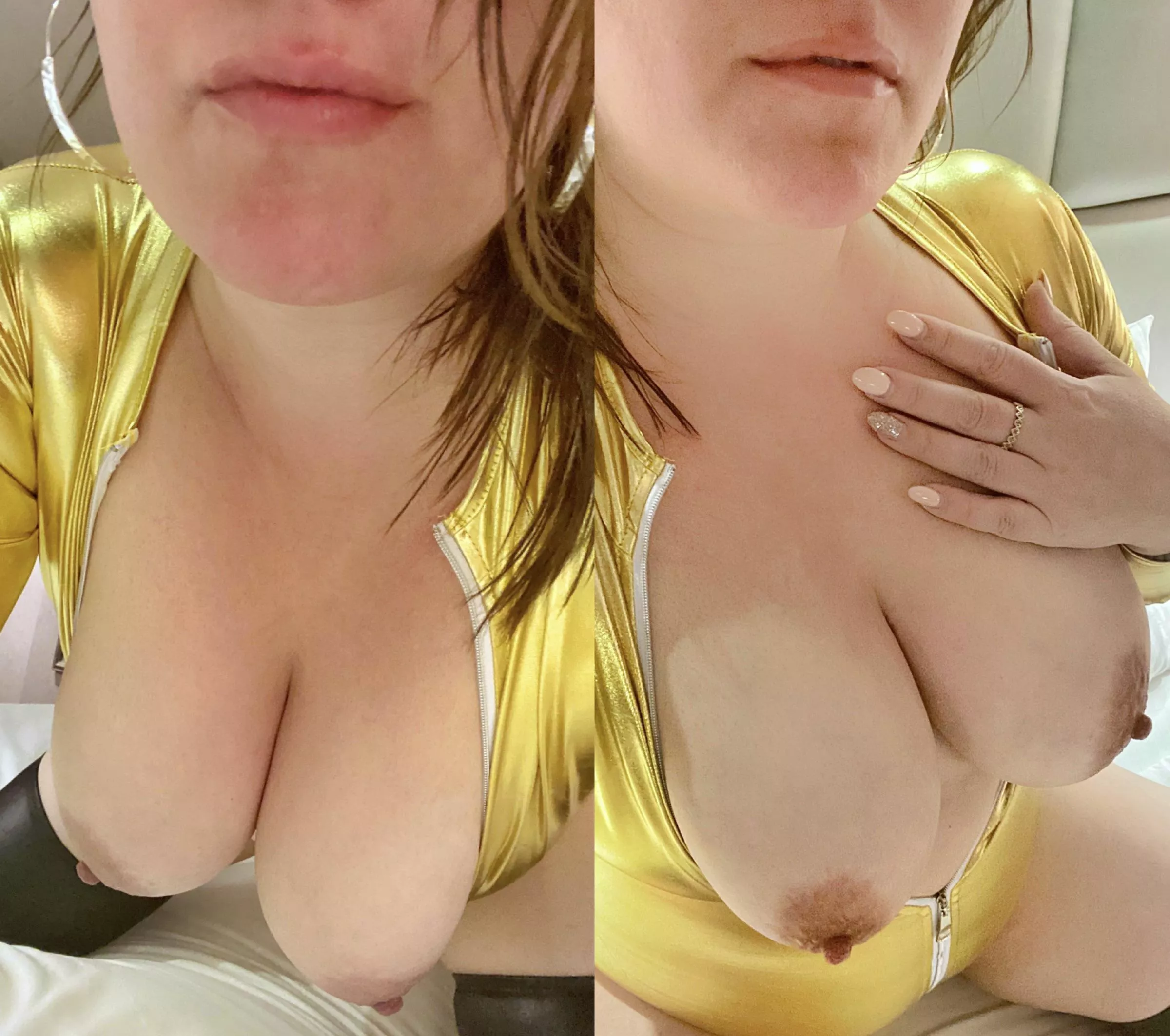 I haven’t had any cock in my mouth or cum on my face and tits for four days [F] 45 [image]