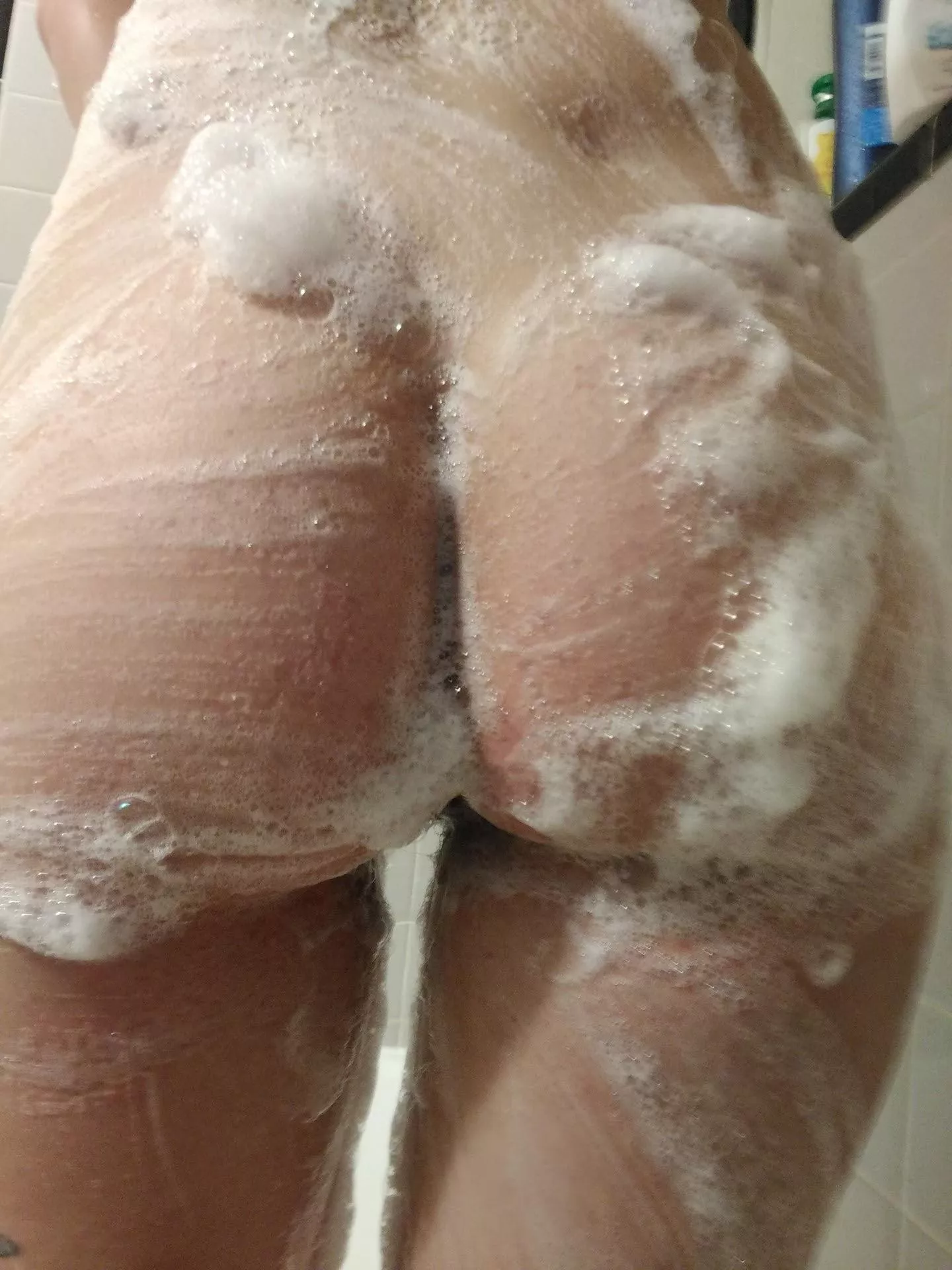 I’m all soaped up! Can you cum help get me clean?