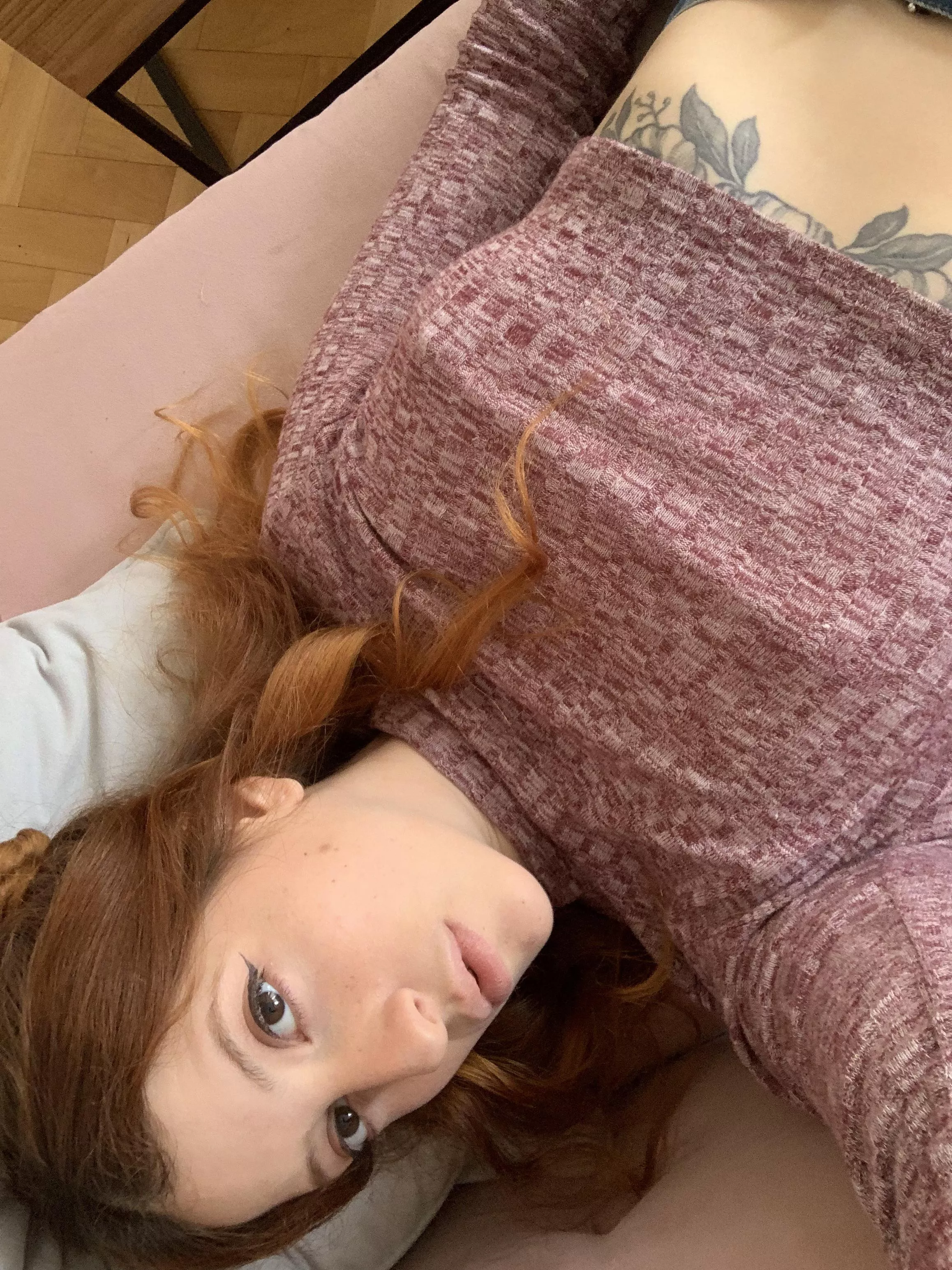 Is it obvious that I don’t have a bra?