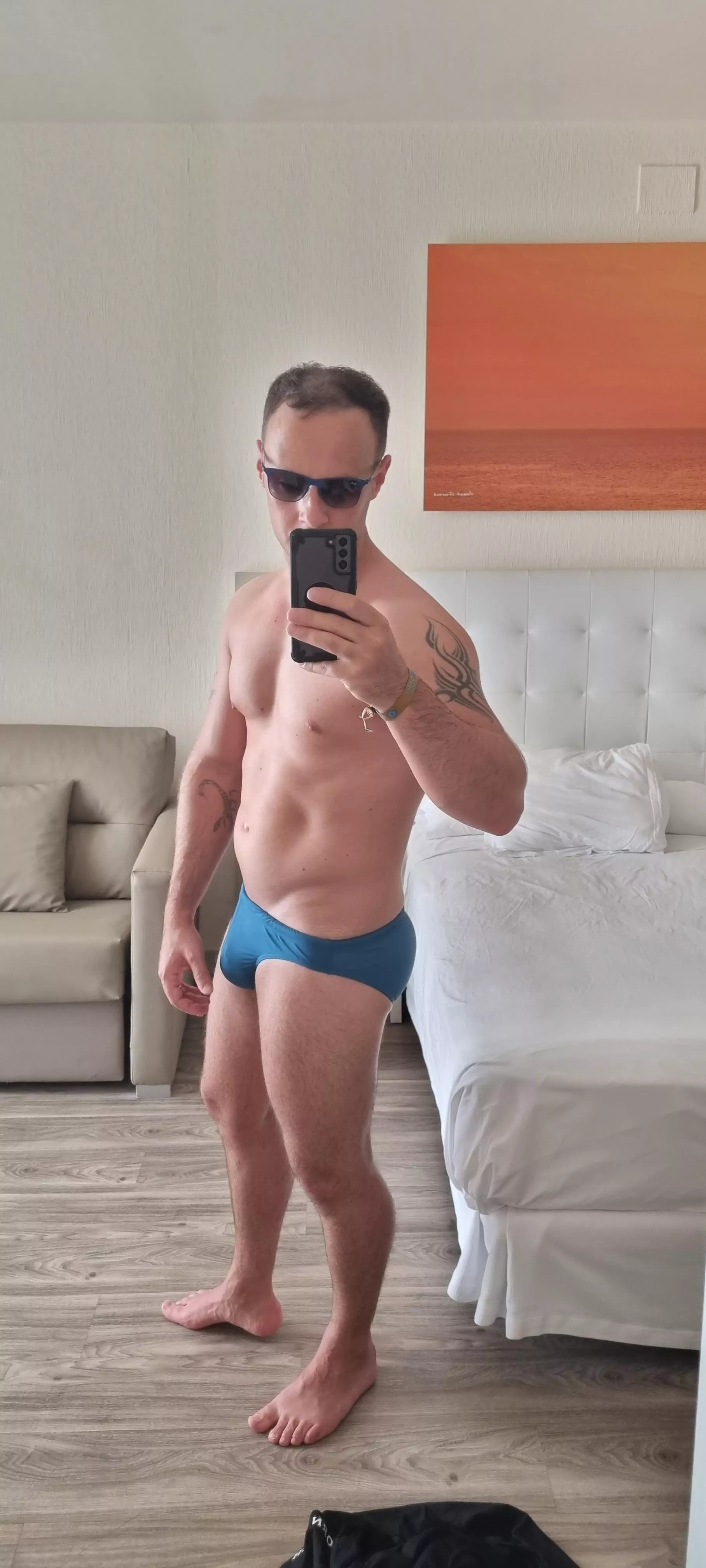 Just been away on holiday. I got a few looks by the pool 😉