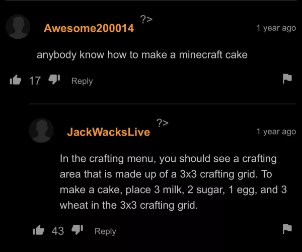 Minecraft steak