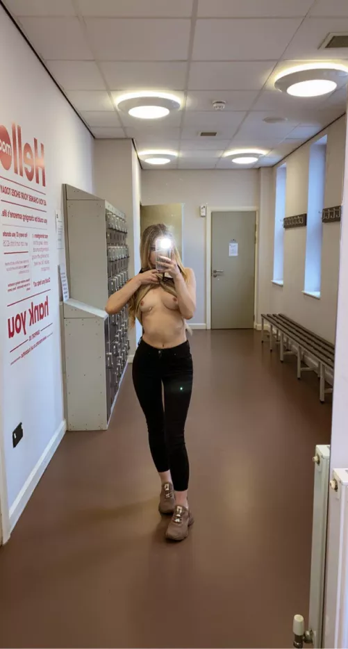 Someone walked in directly after this was taken..