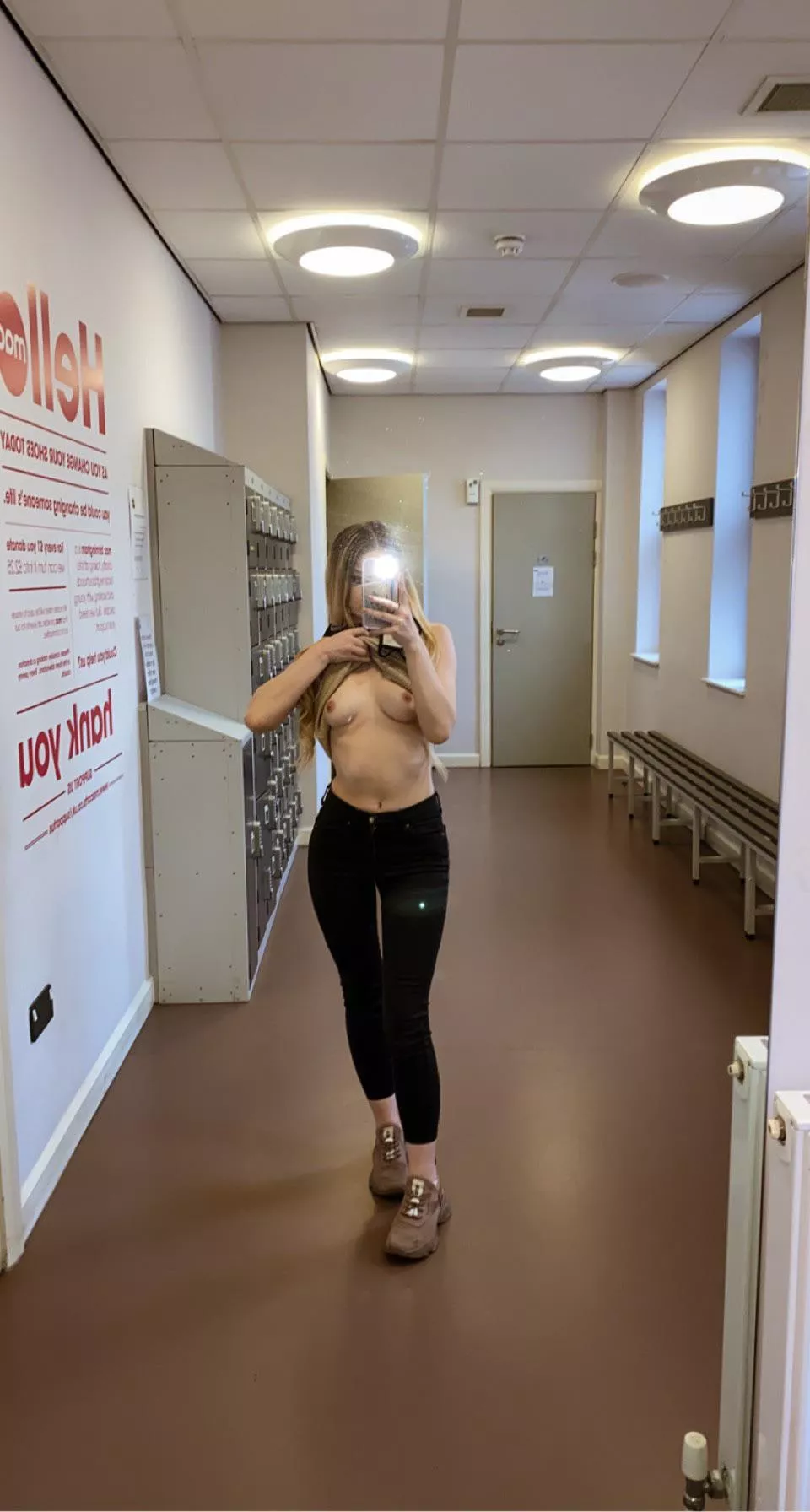 Someone walked in directly after this was taken..