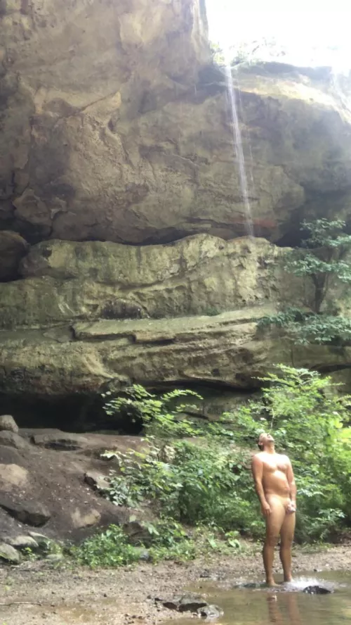 This seems like a fun sub…here is a throwback, outdoor shower