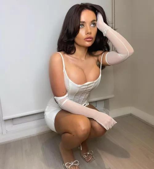 Clara's gone down and looking up