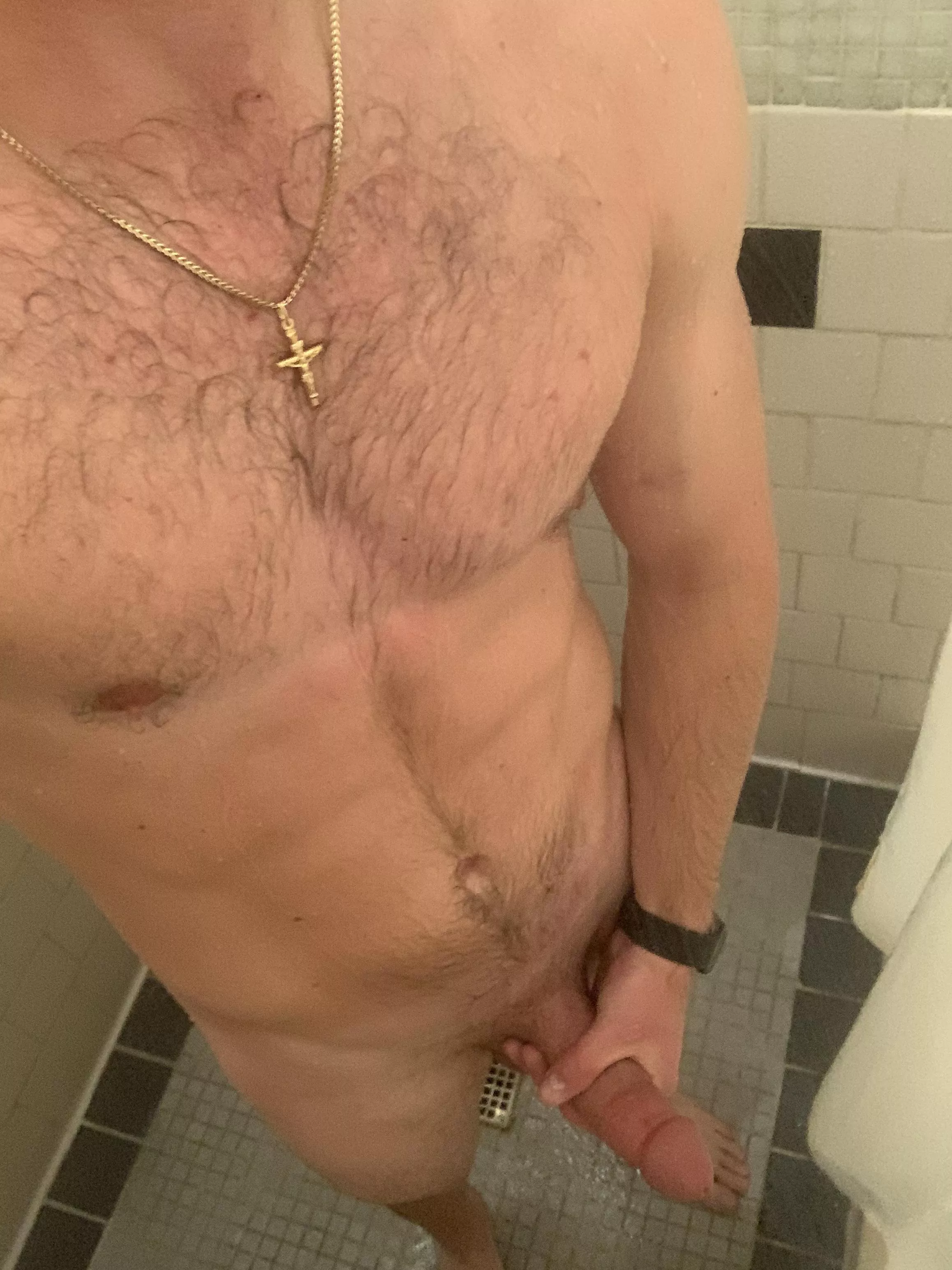 Could i fuck you up the butt in the gym showers after our workout?