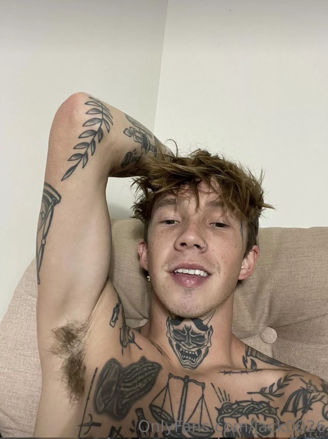 Just went for a run, who’s face can I hold into my pits