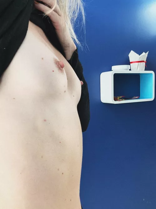 My nipples and I love the cold mornings