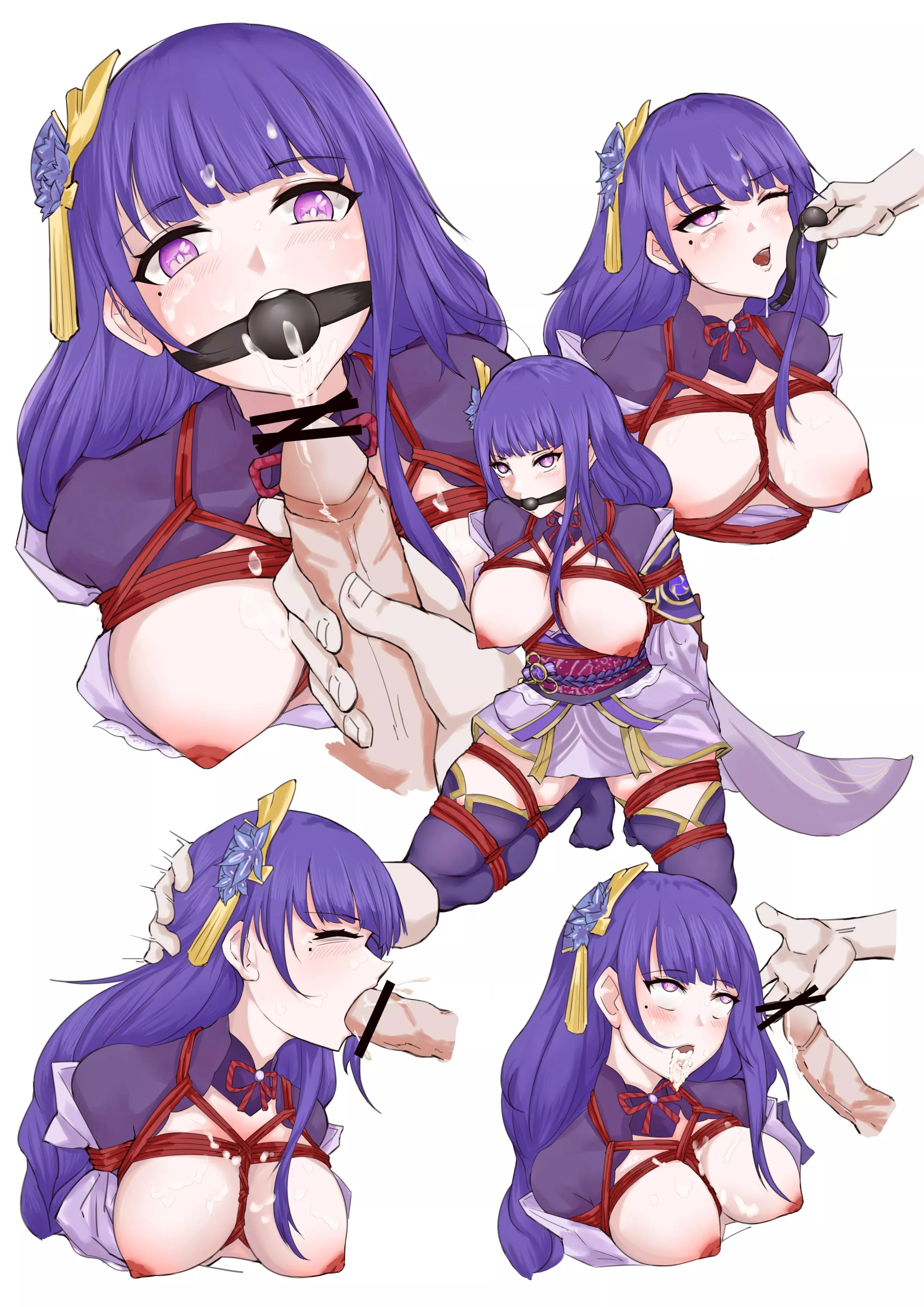 Raiden Shogun used & sprayed (ballgag) ↓↓