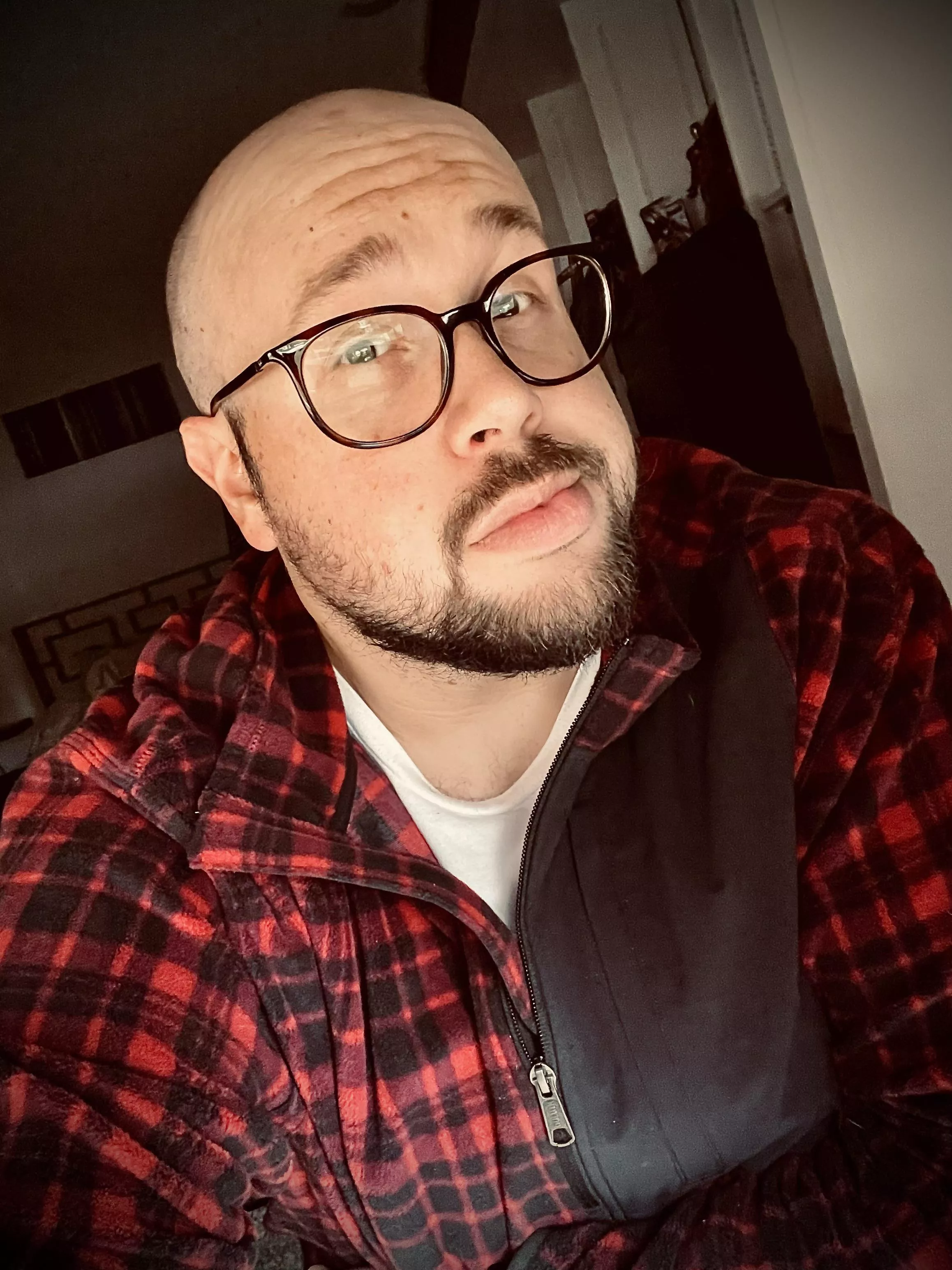 Shaved my head for the first time on a whim. Does it suit me? I’m thinking no so far.