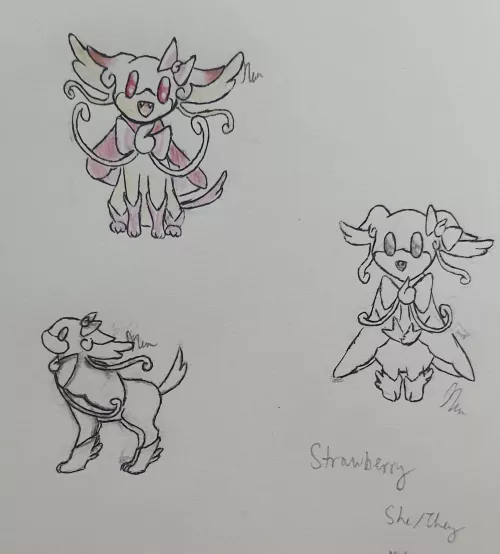 Two legs or four legs? Also, any advice for improving my art is appreciated! (art by me)