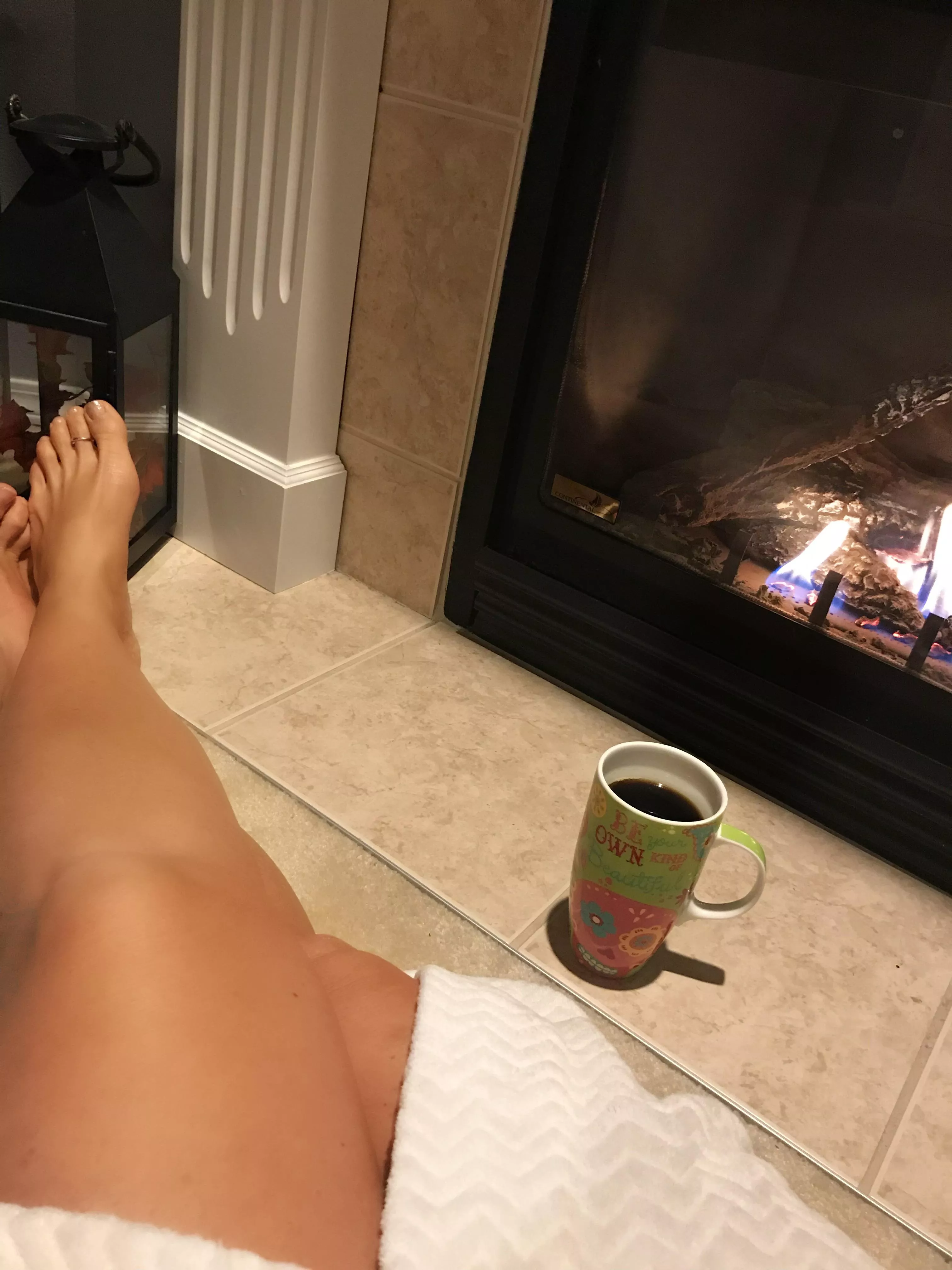 Warming up my toes…do they make you hot?