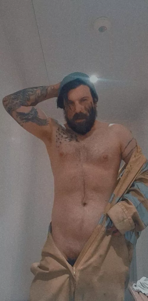 What do you wear underneath the boiler suit?